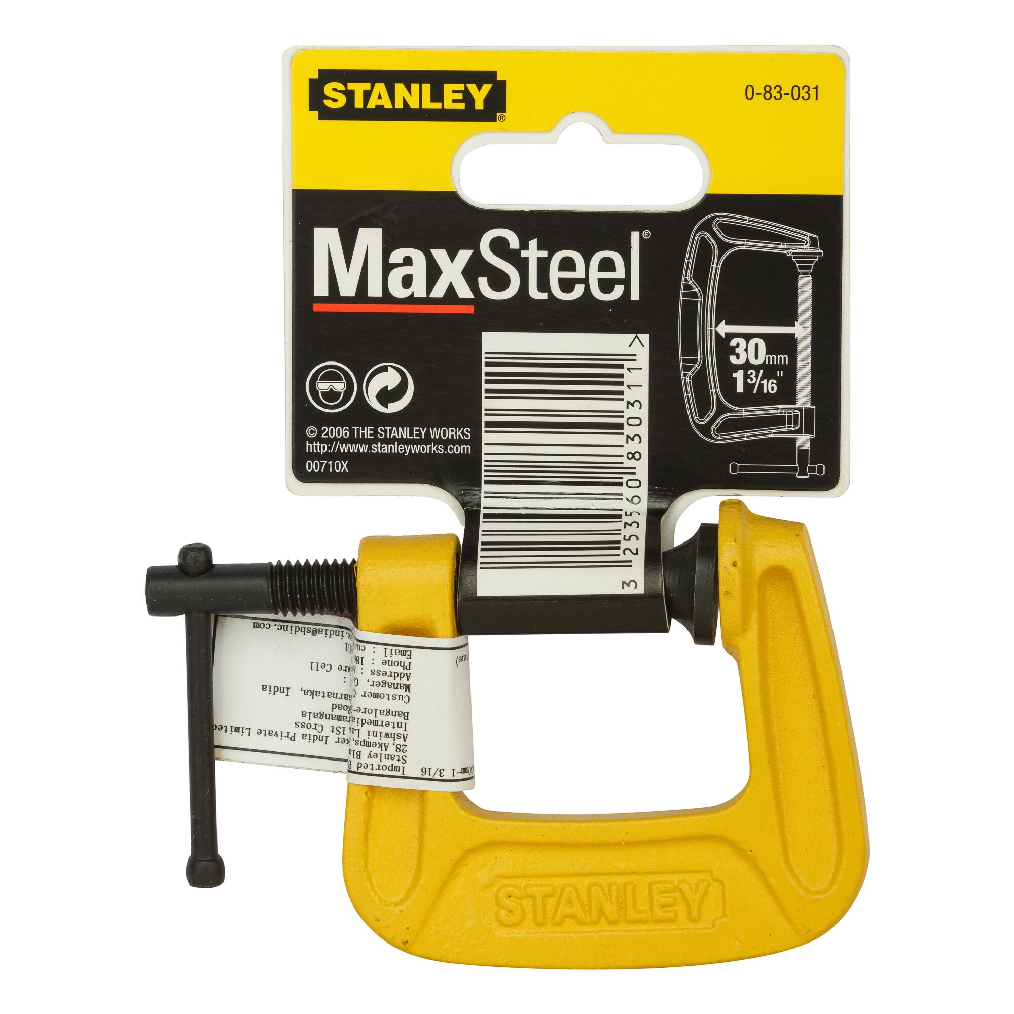 Penjepit Maxsteel "G", 25mm/1"