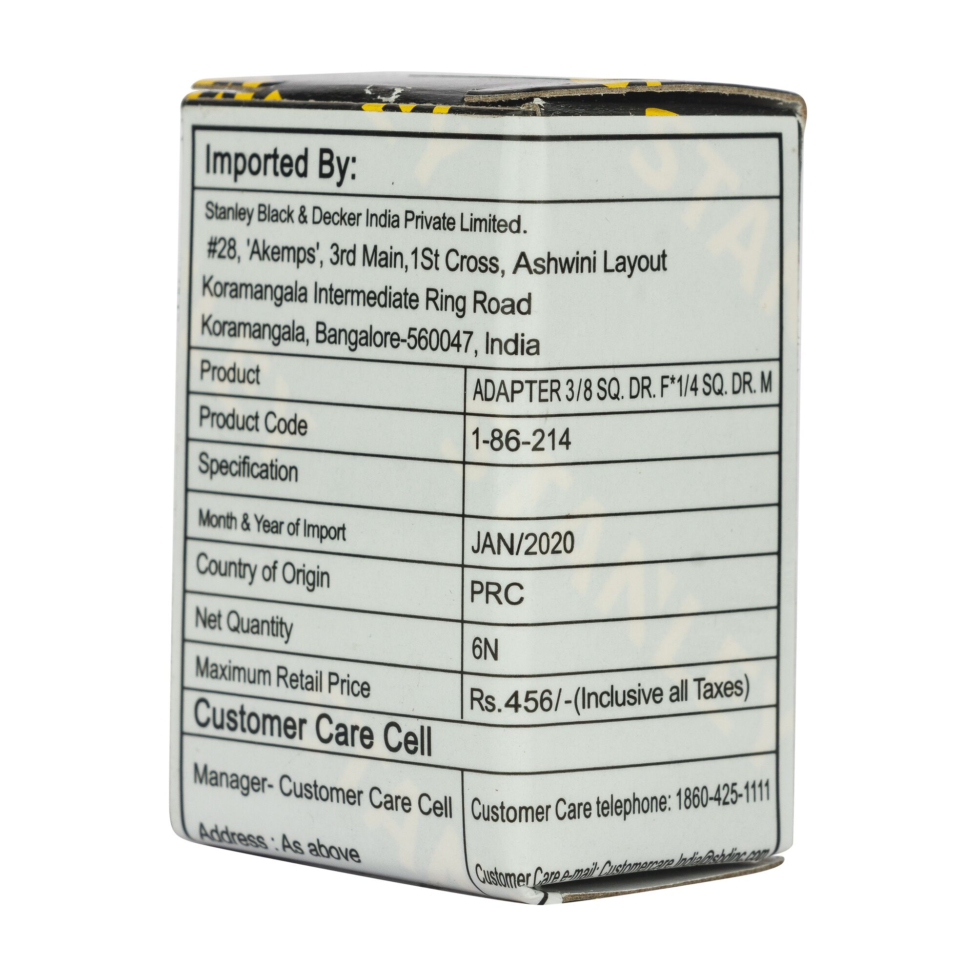 ADAPTOR 3/8" DR F*1/4"DR.M