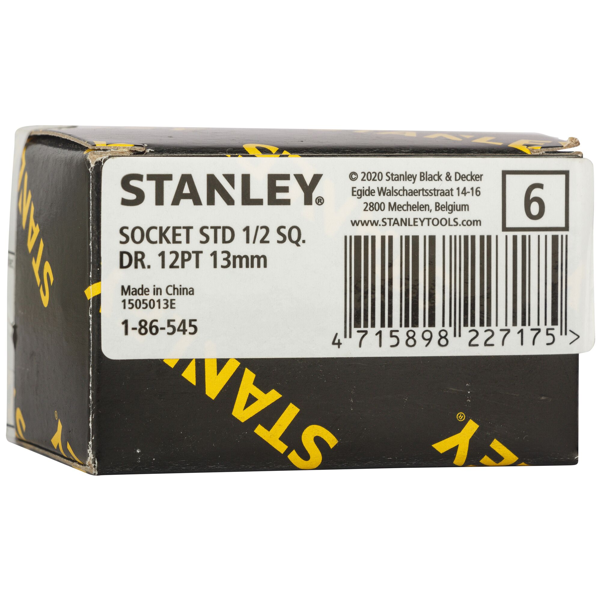 Soket Standar 1/2" 12 Pt 13mm