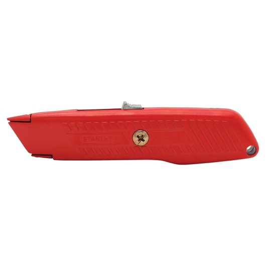 Profile of Self retracting safety utility knife.