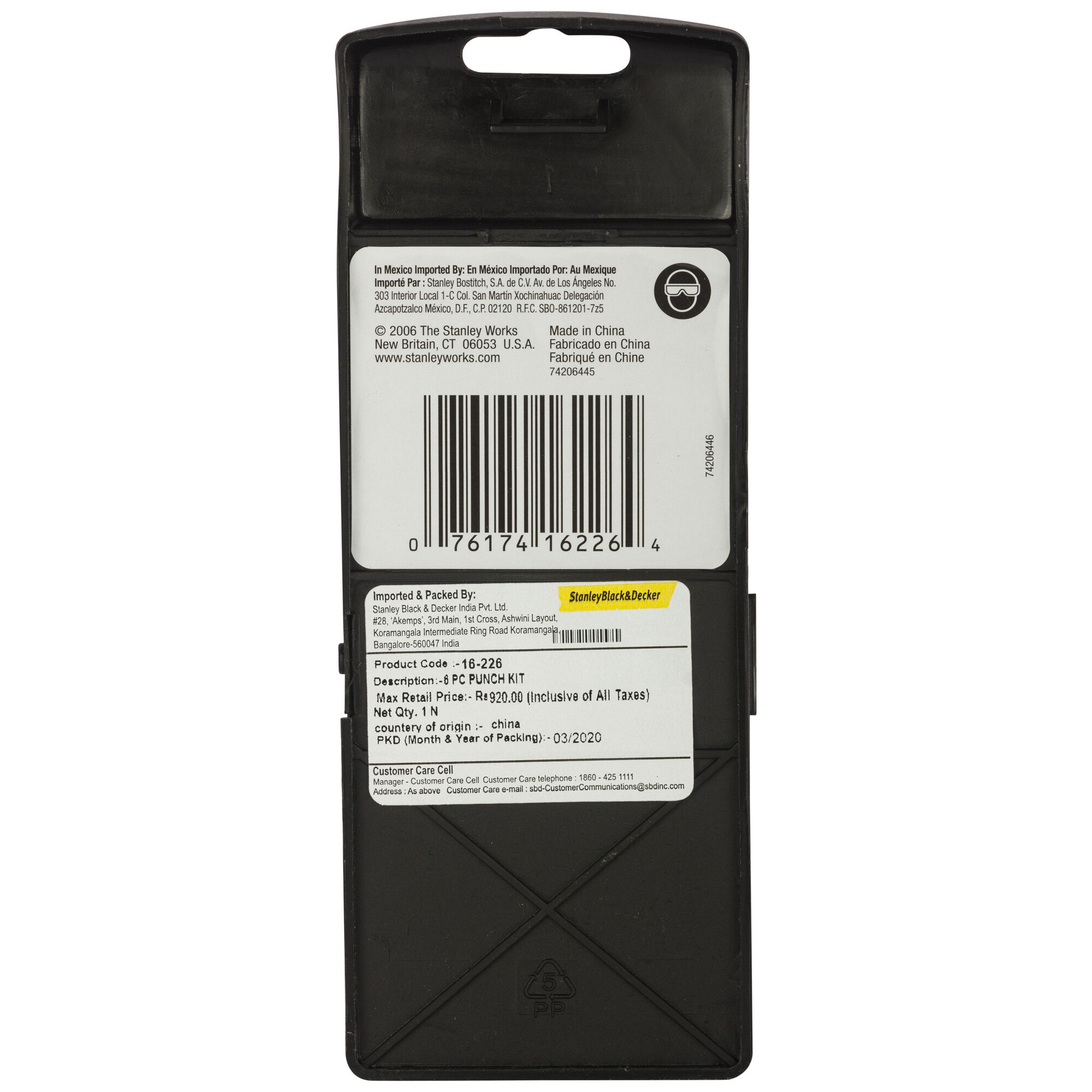 6 buah alat pelubang