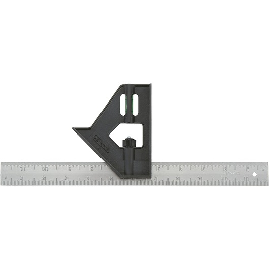 12 inch plastic handle english combination square.
