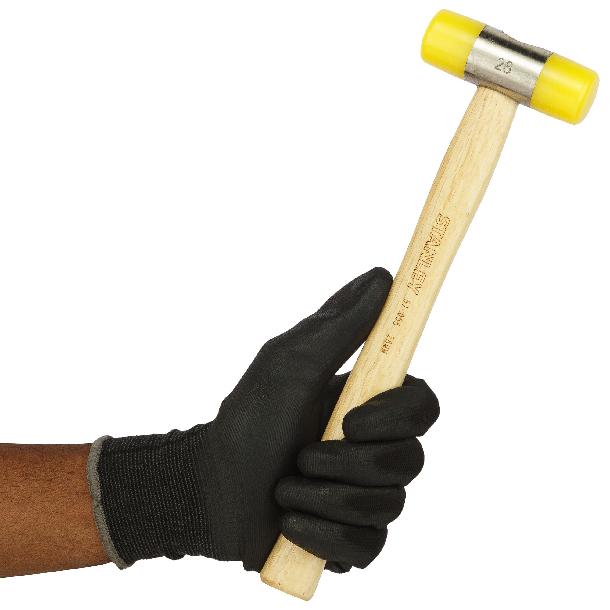 Palu Muka Lembut dengan Gagang Kayu, 28mm