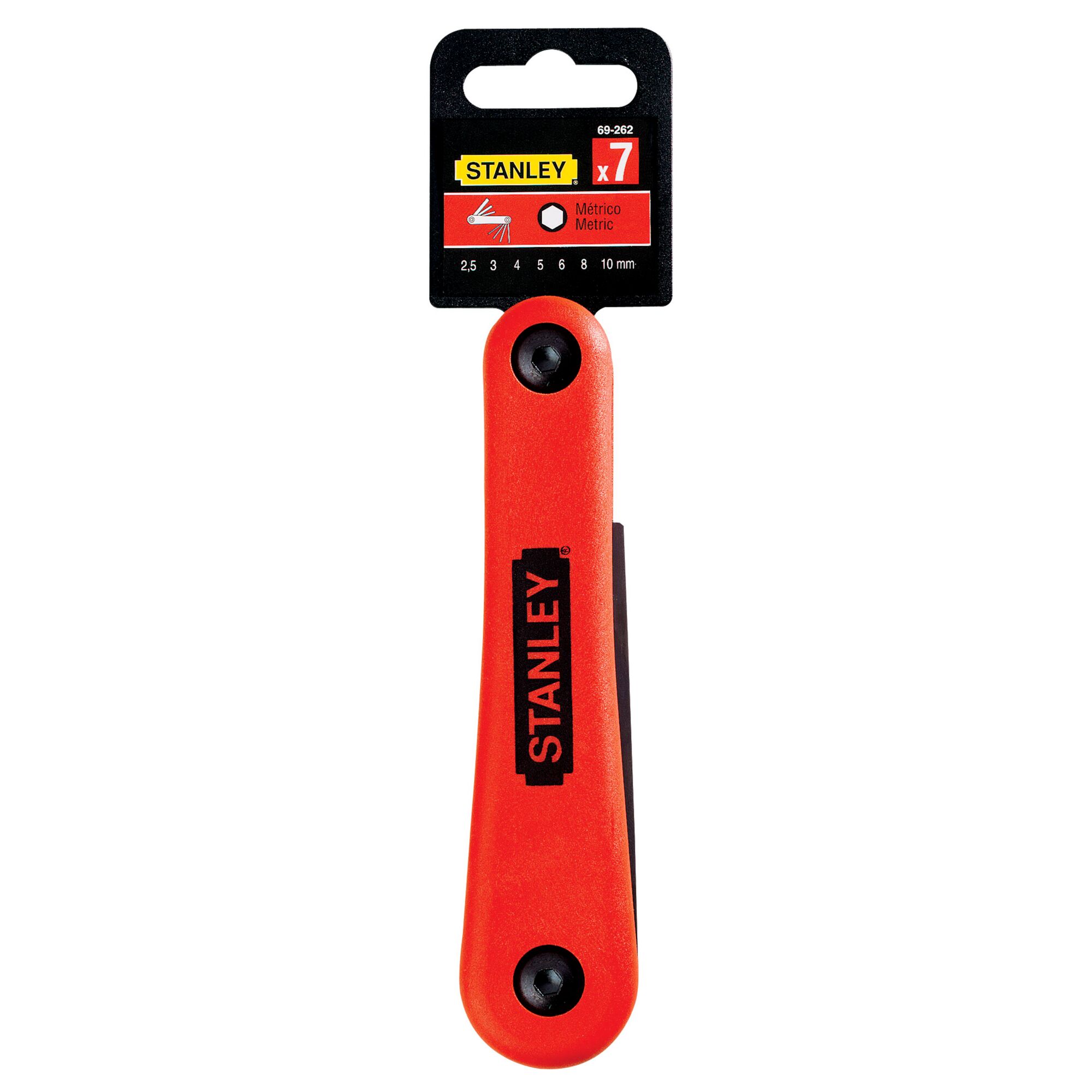 (7 Buah.) Metrik Set Kunci Hex Lipat