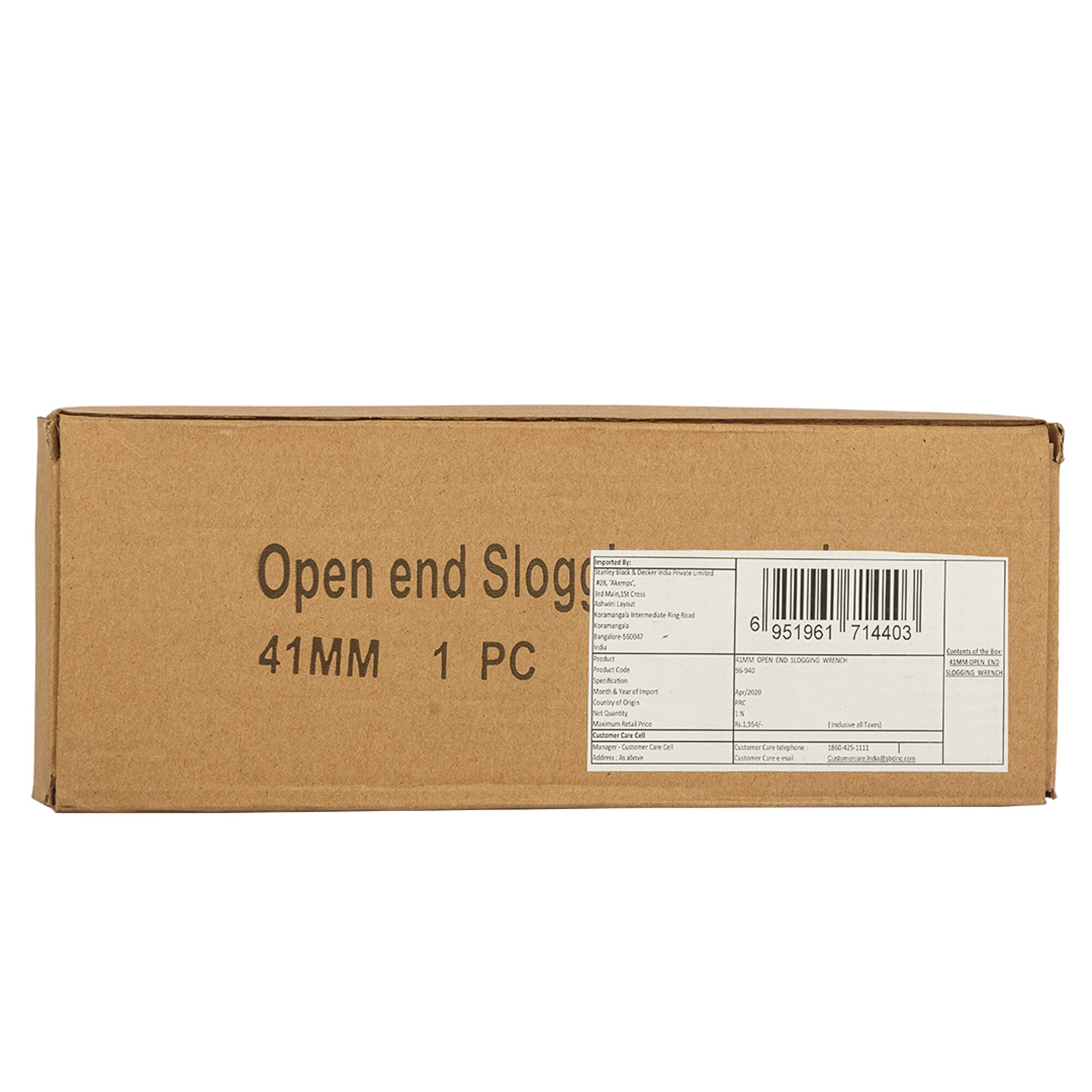 Kunci Pas Slogging Cincin Terbuka 41mm