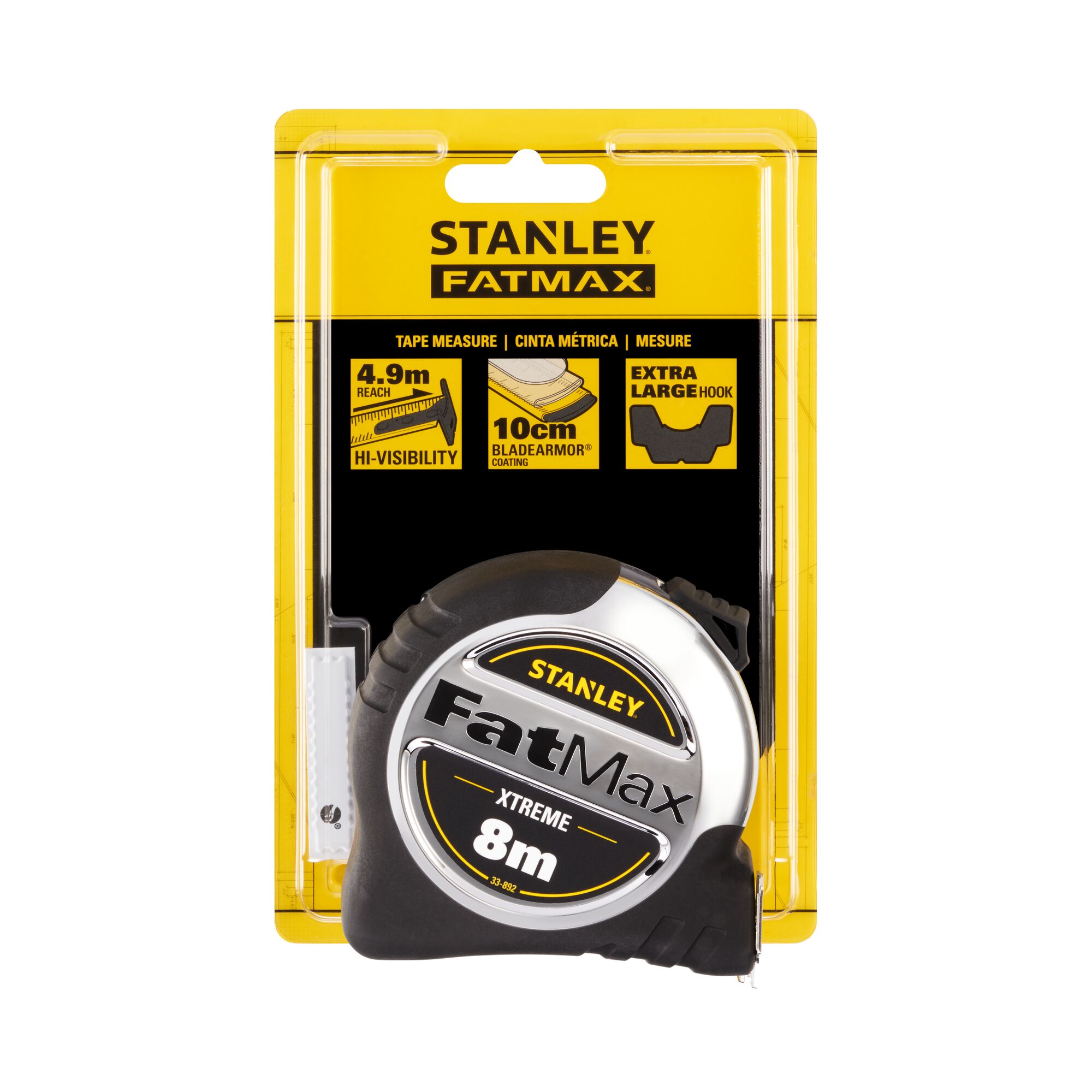 Xtreme™Meteran Pengukur 8M (Lebar 32mm)