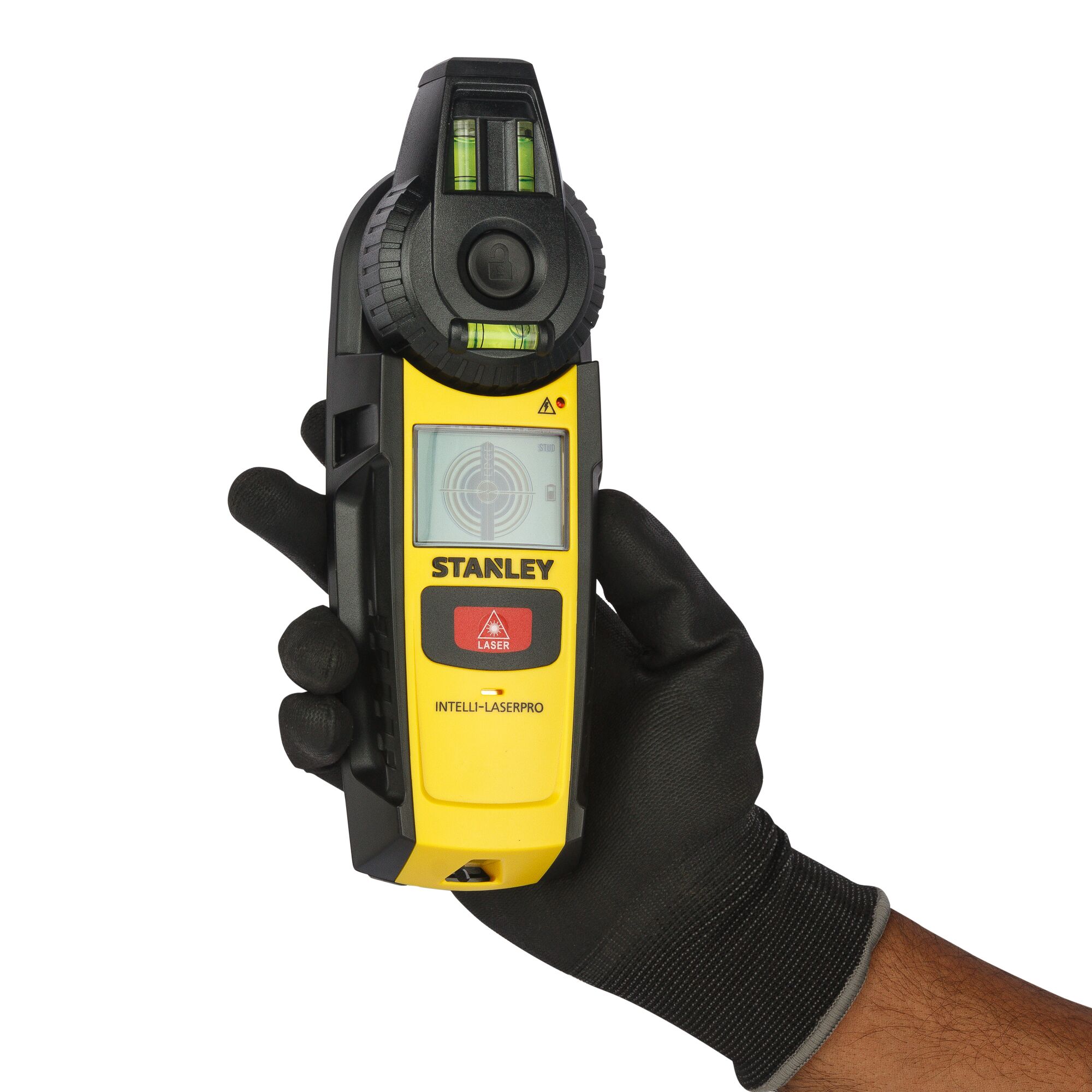 Pencari Kancing Laser 2-In-1 & Tingkat Laser