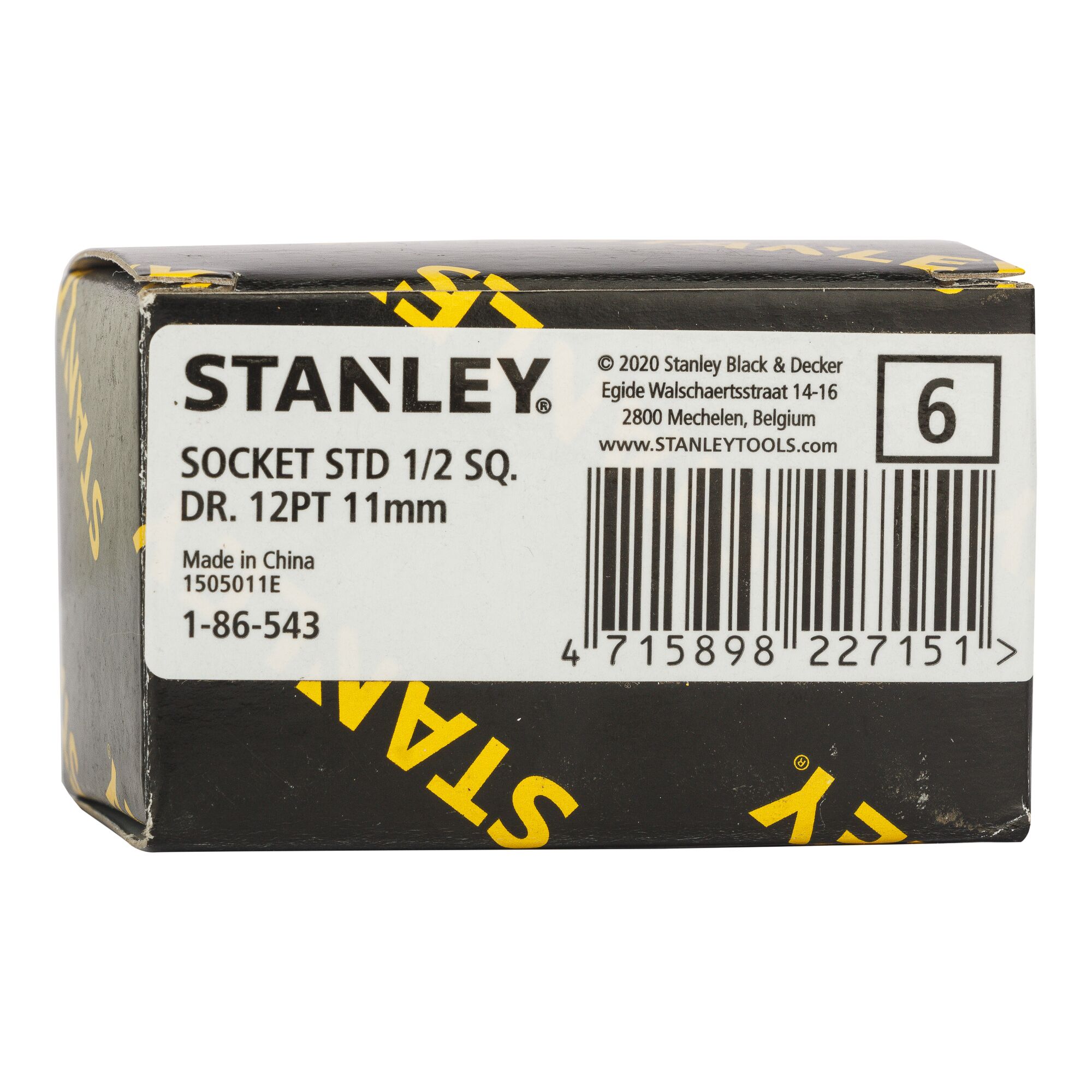 Soket Standar 1/2" 12 Pt 11mm
