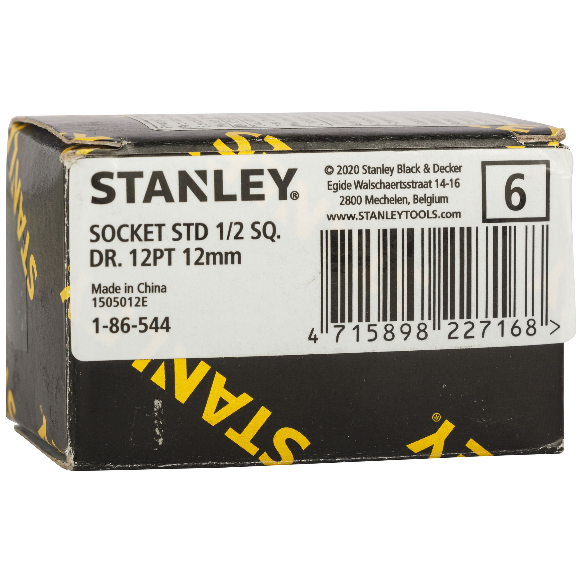 Soket Standar 1/2" 12 Pt 12mm