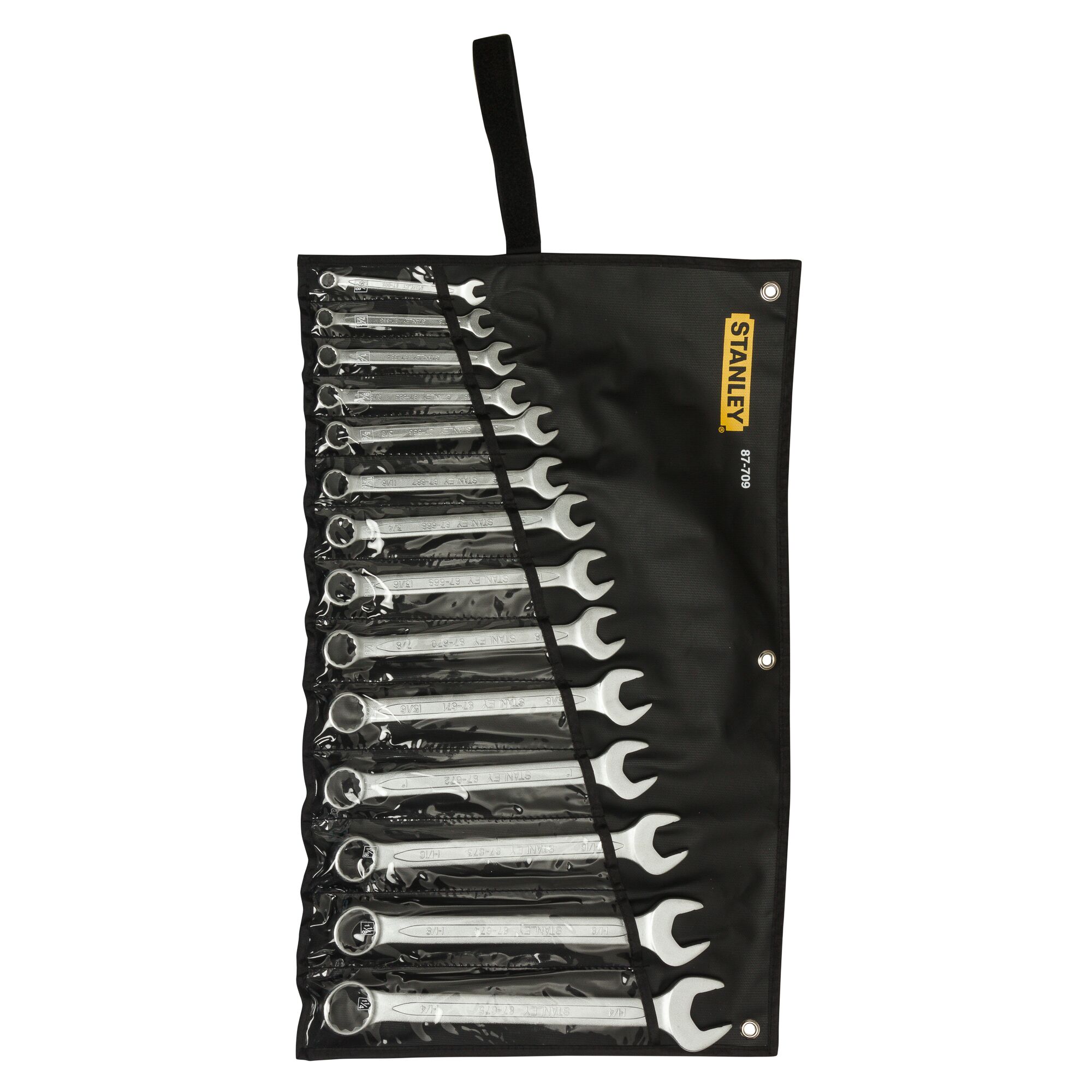 Kunci Pas Kombinasi Slimline, 14 Pcs Met 10-32 mm