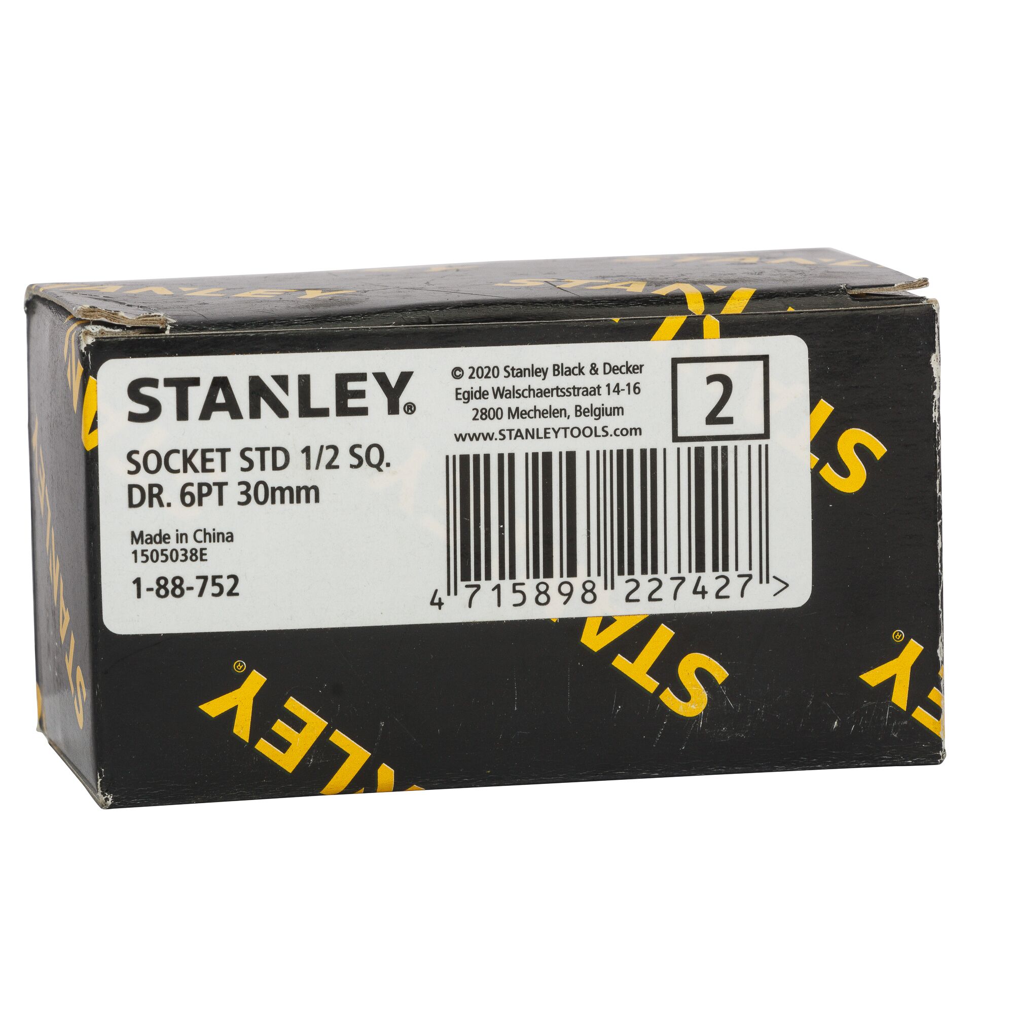 Soket Standar 1/2" 6 Pt 30mm