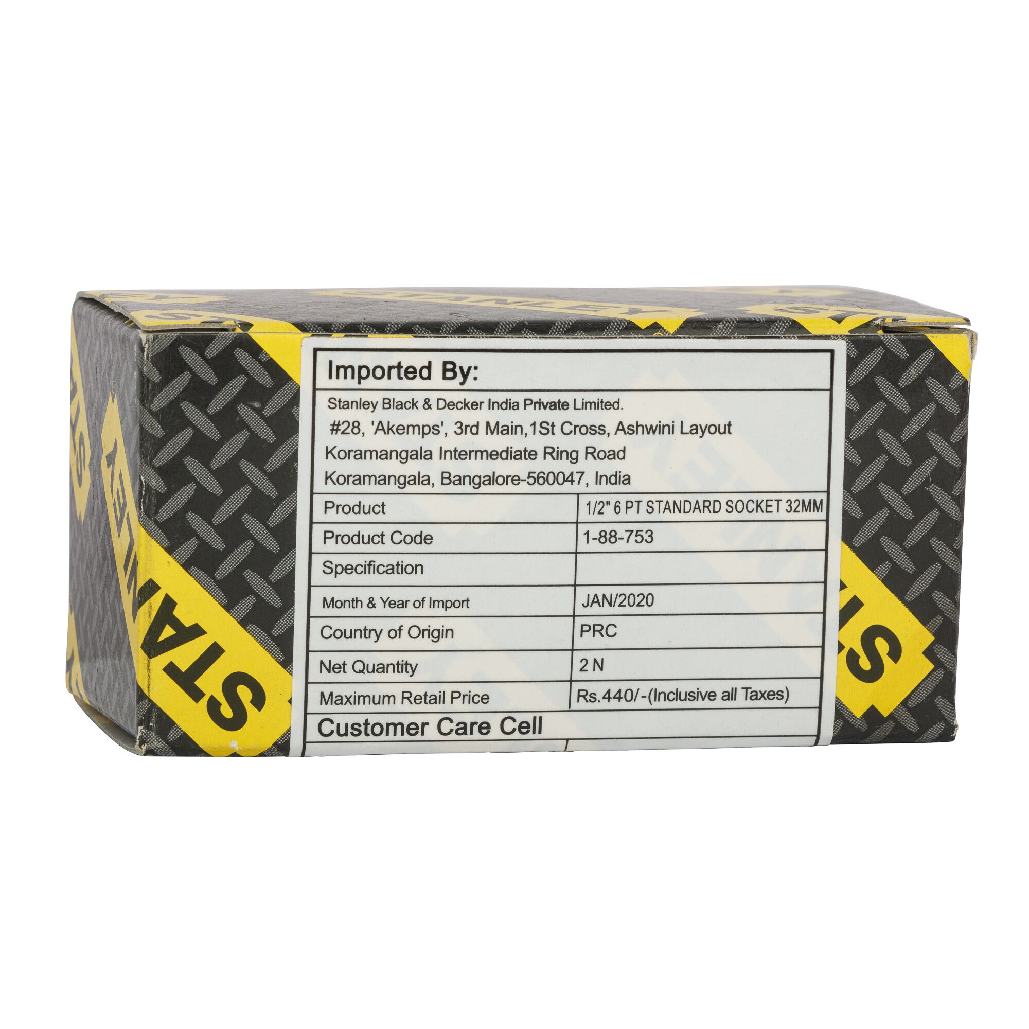 Soket Standar 1/2" 6 Pt 32mm