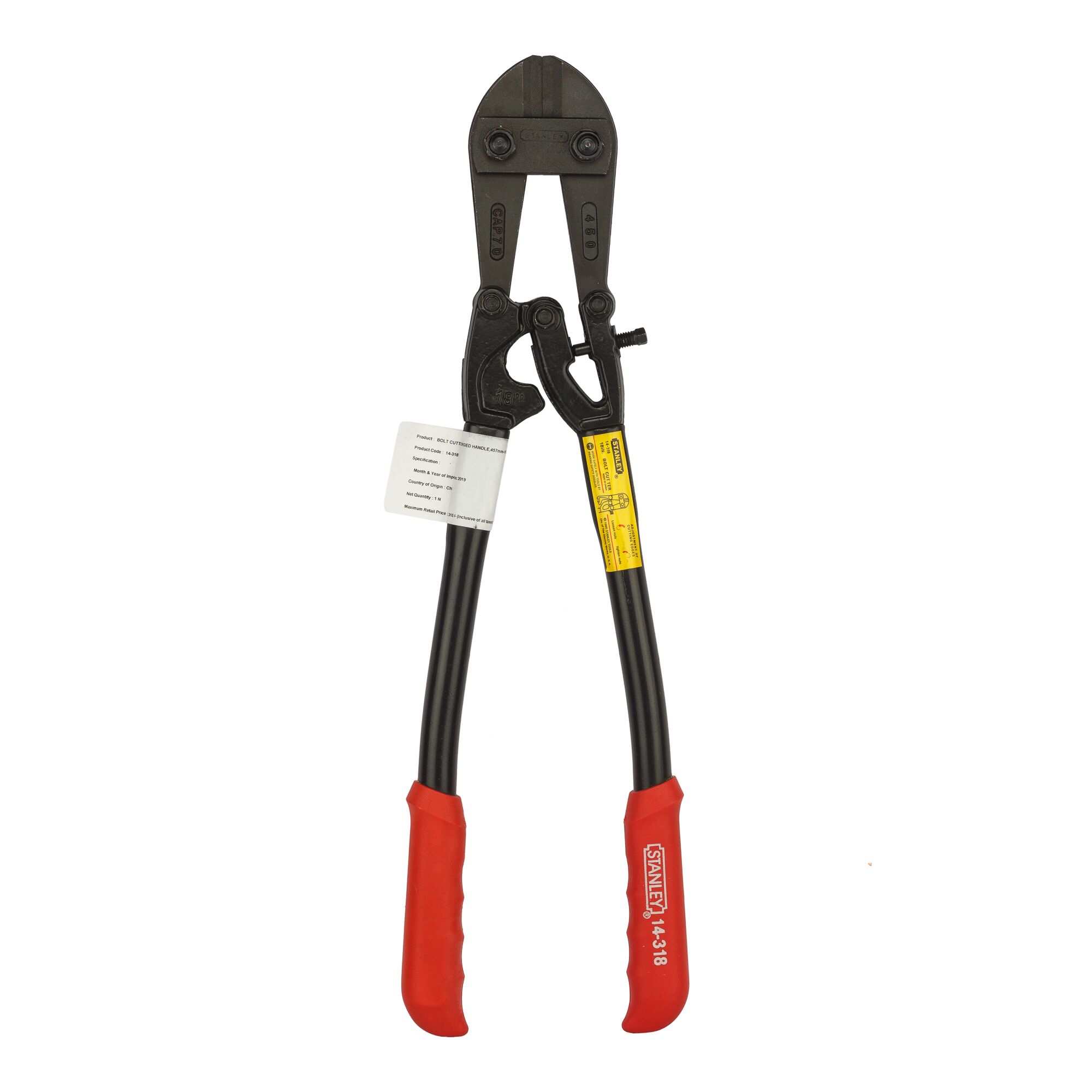 Gagang Pemotong Baut-Tubular, 457mm-18"