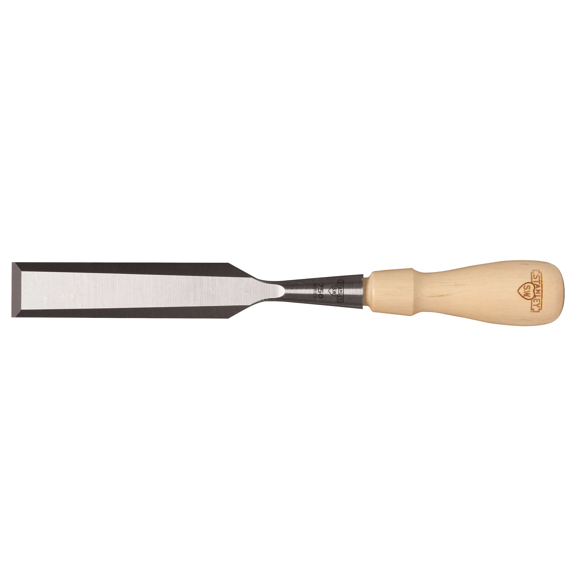 Left profile of 1 inch sweetheart 750 series socket chisel set.