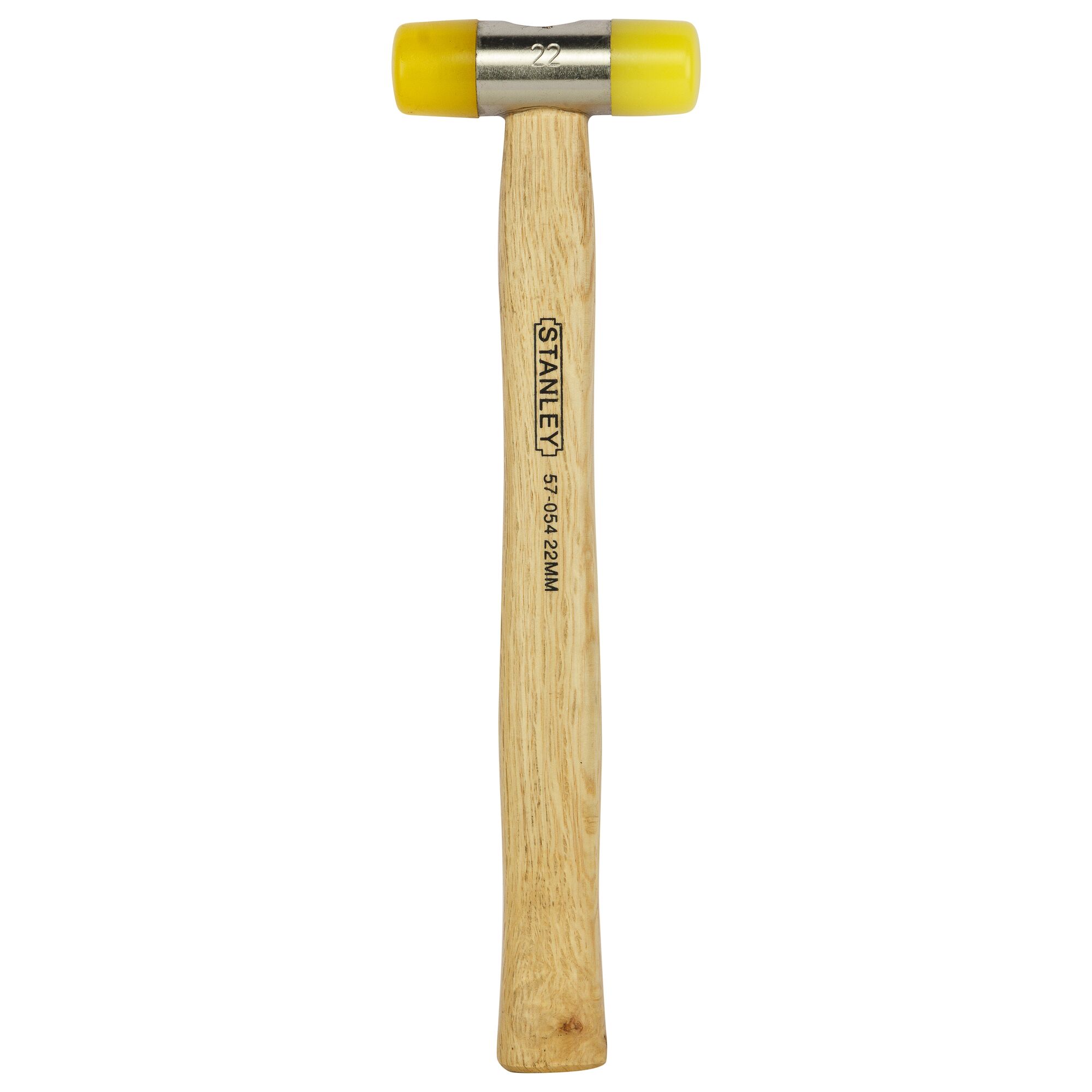 Palu Muka Lembut dengan Gagang Kayu, 22mm