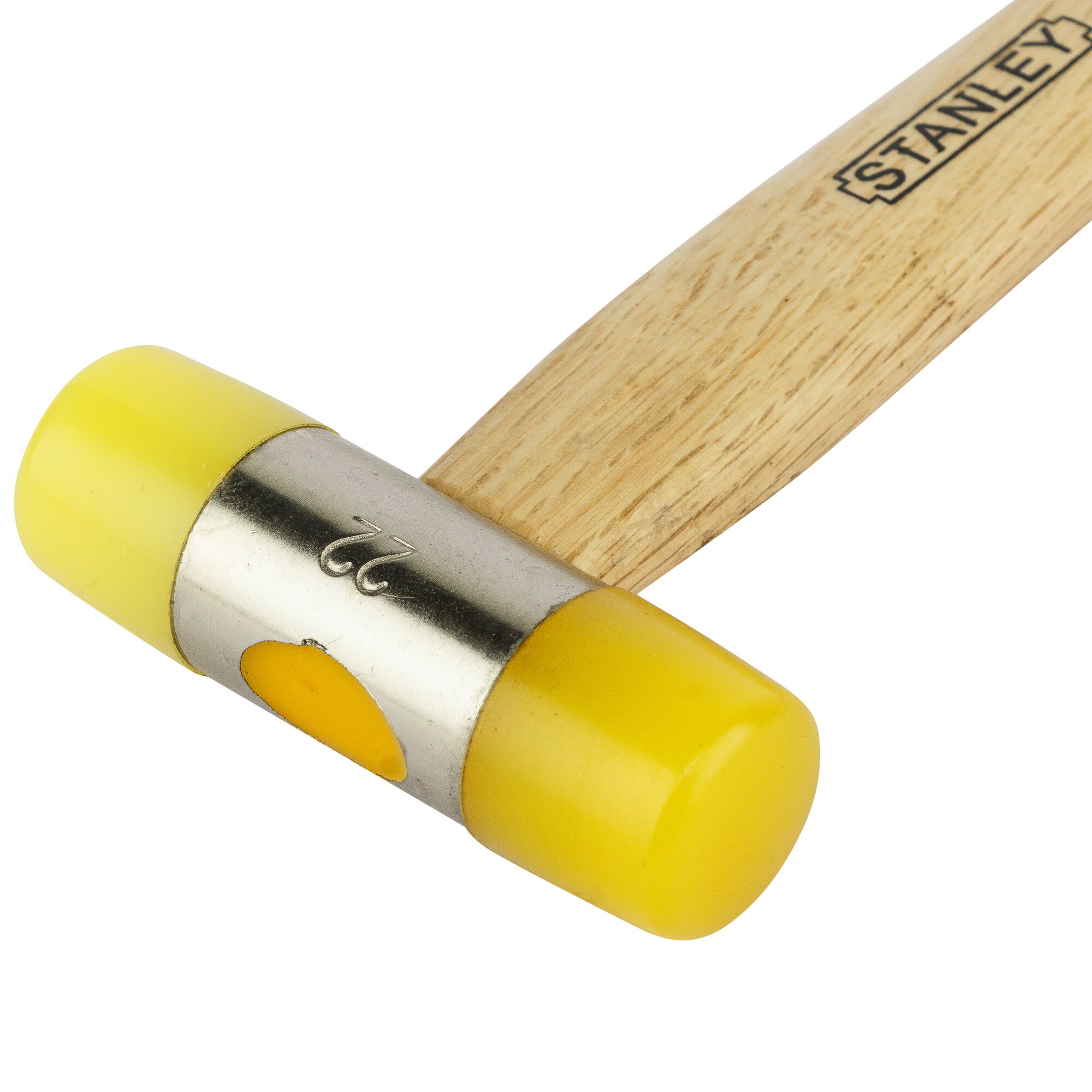 Palu Muka Lembut dengan Gagang Kayu, 22mm