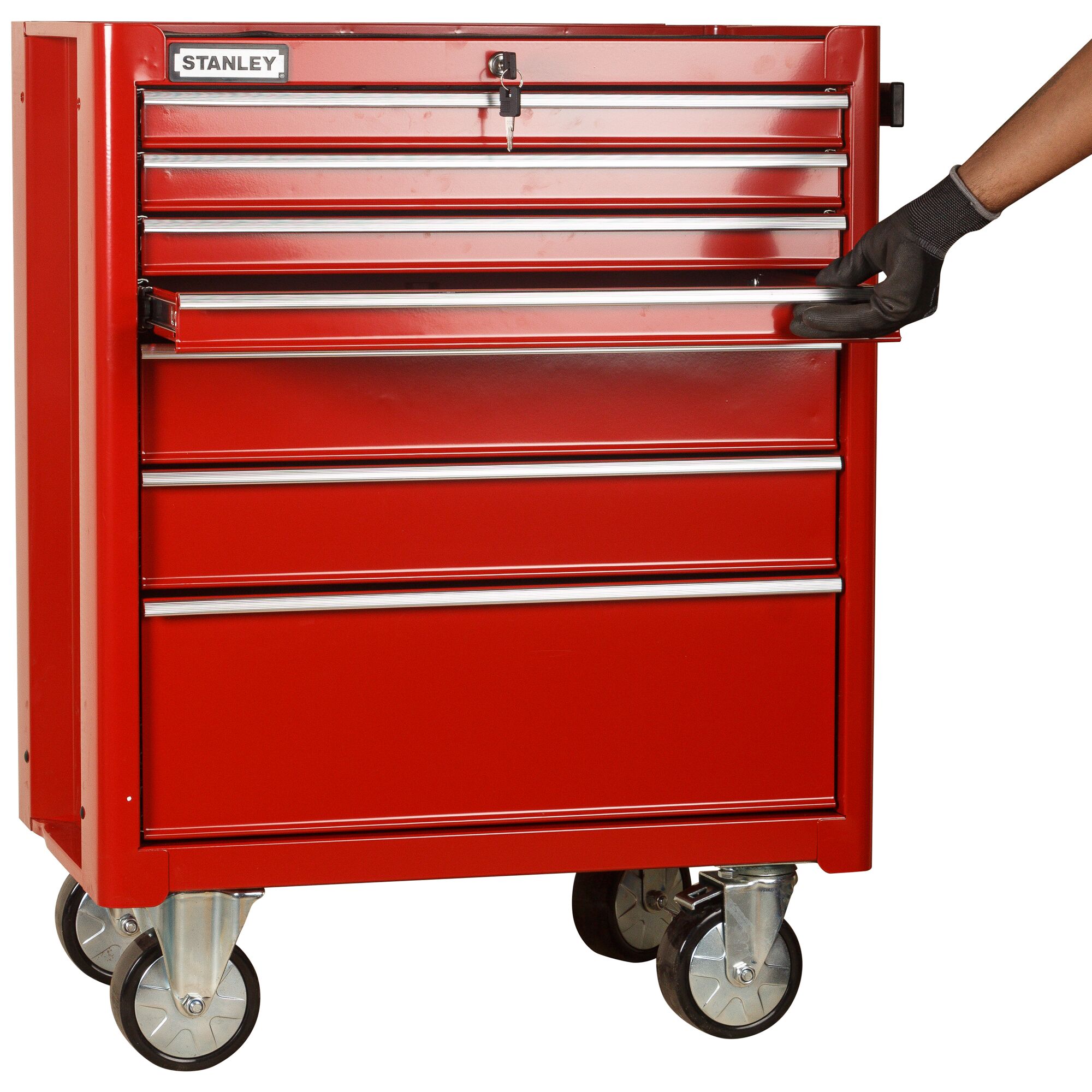 KABINET ROLLING 7 LACI - MERAH