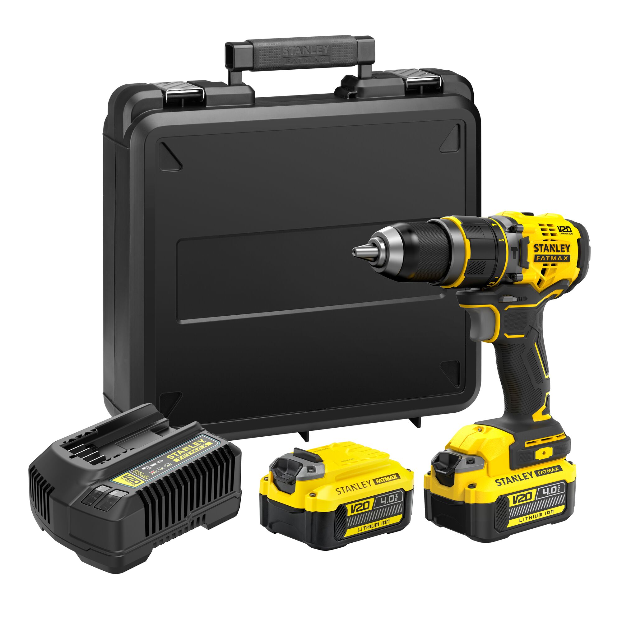 Driver bor Brushless Hammer 20V (baterai 4.0Ah x 2)