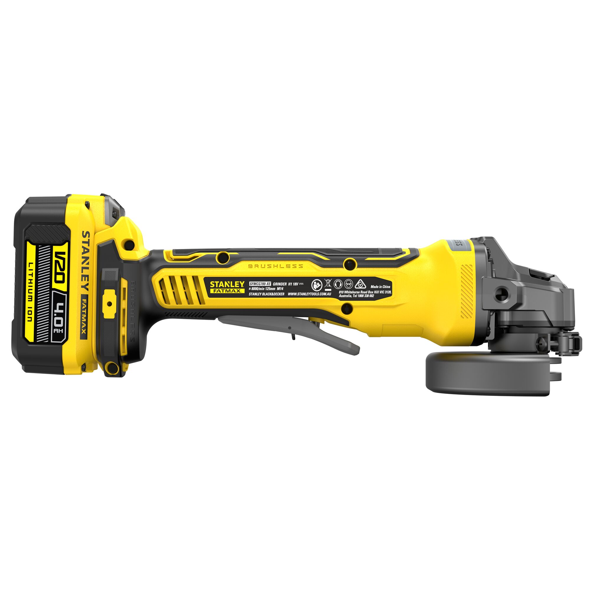 MESIN GERINDA TANPA CARBON BRUSH 20V