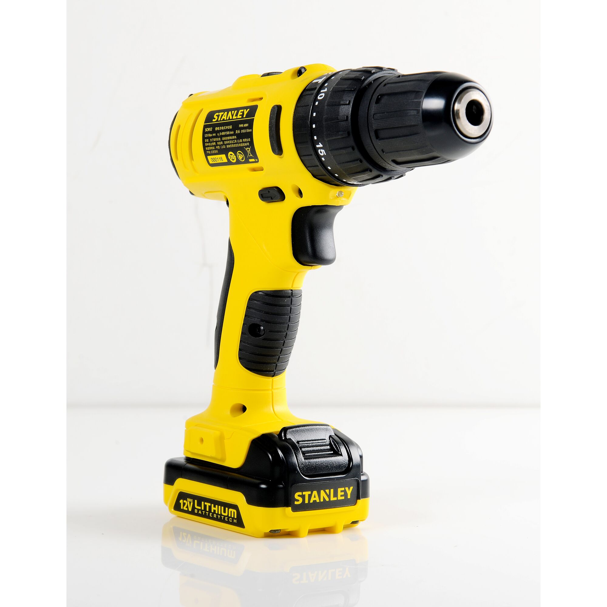Hammer drill driver 10.8V (1,5Ah X 1)+ Set Alat & Aksesori 119pcs+ Kotak Peralatan 19"