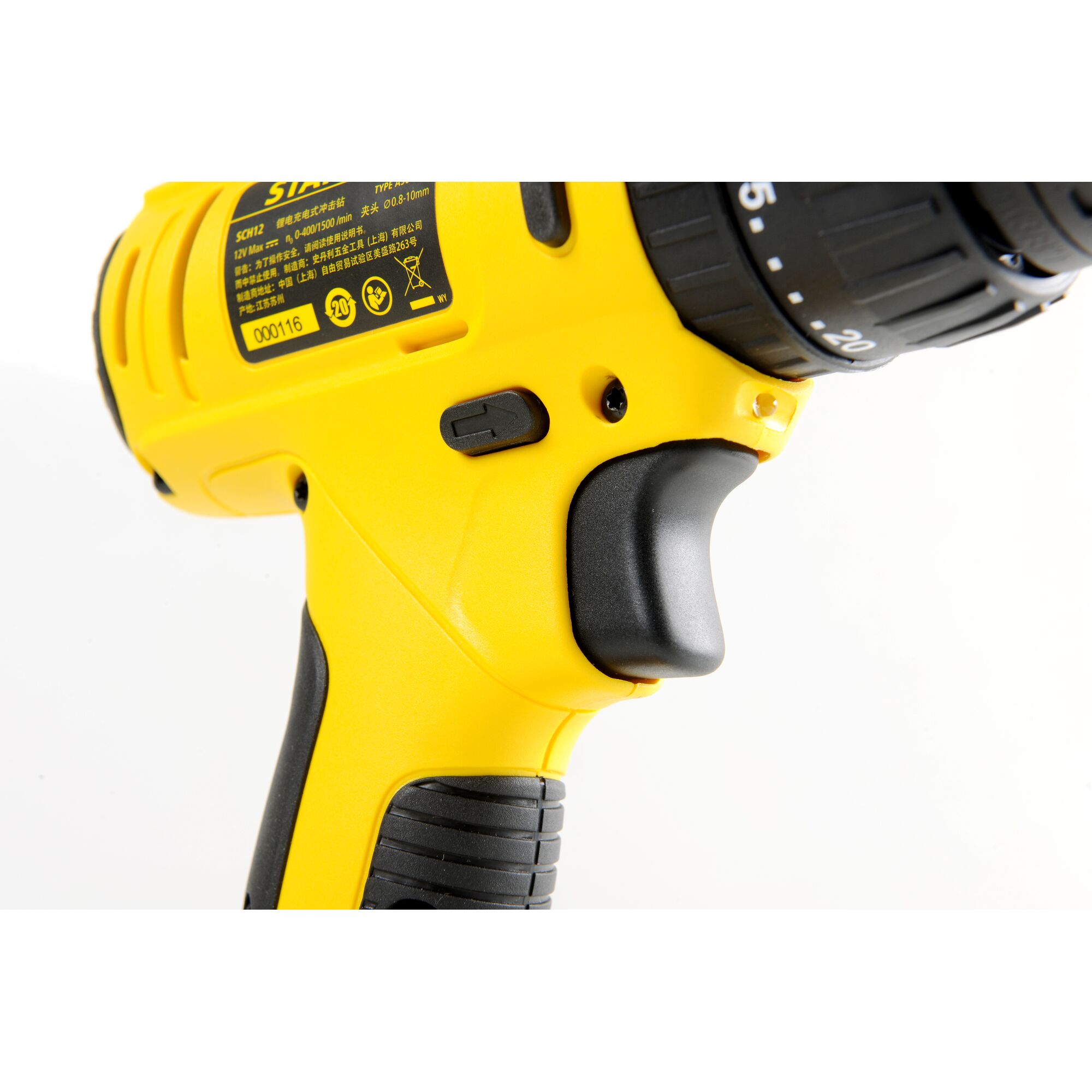 Hammer drill driver 10.8V (1,5Ah X 1)+ Set Alat & Aksesori 119pcs+ Kotak Peralatan 19"