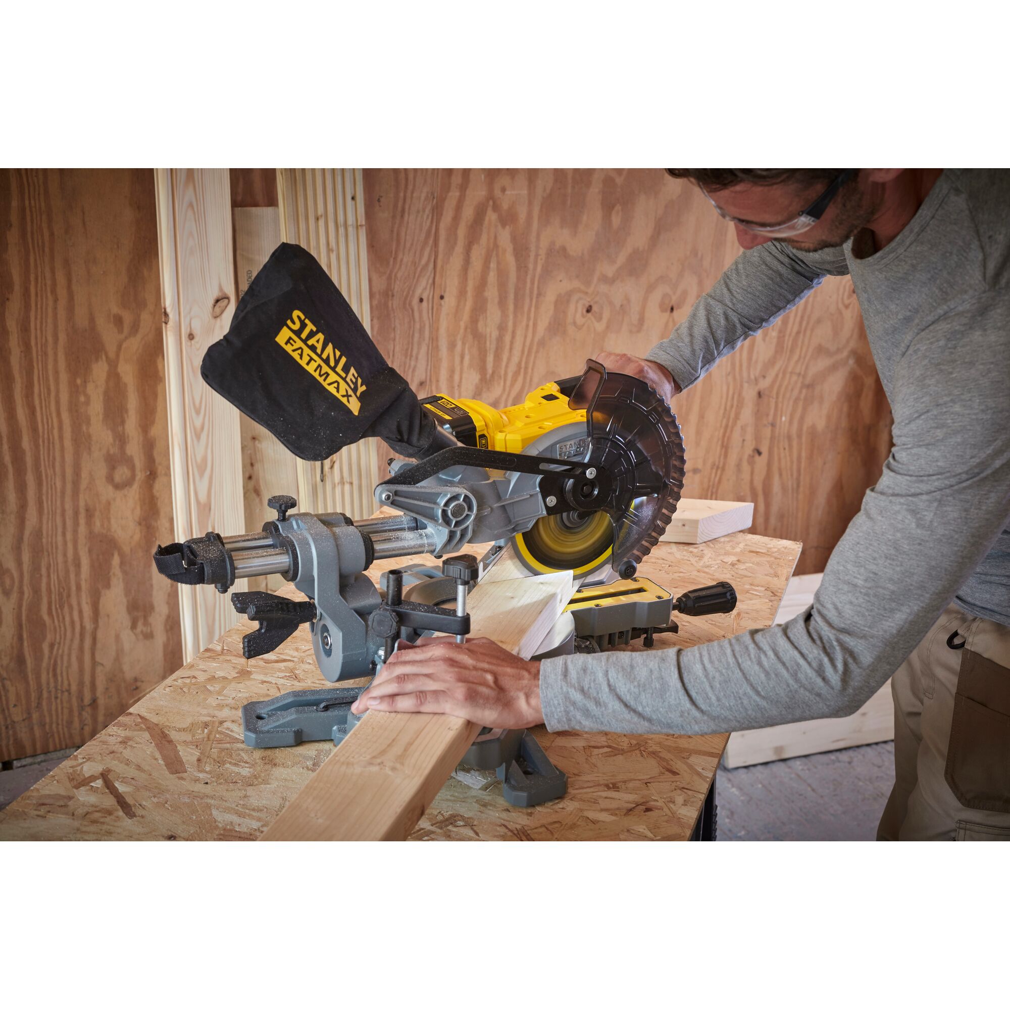 KIT Gergaji Mitre 20V BR 4.0Ah 2B+2.0Ah C