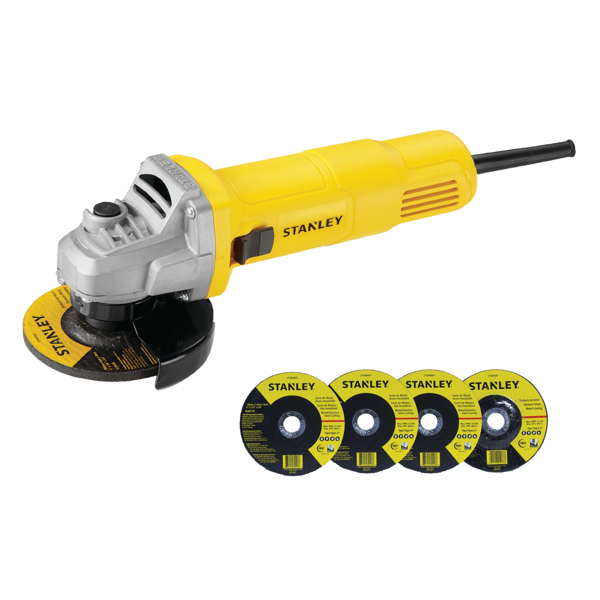 Gerinda Ramping 620W 100mm dengan Batu Gerinda