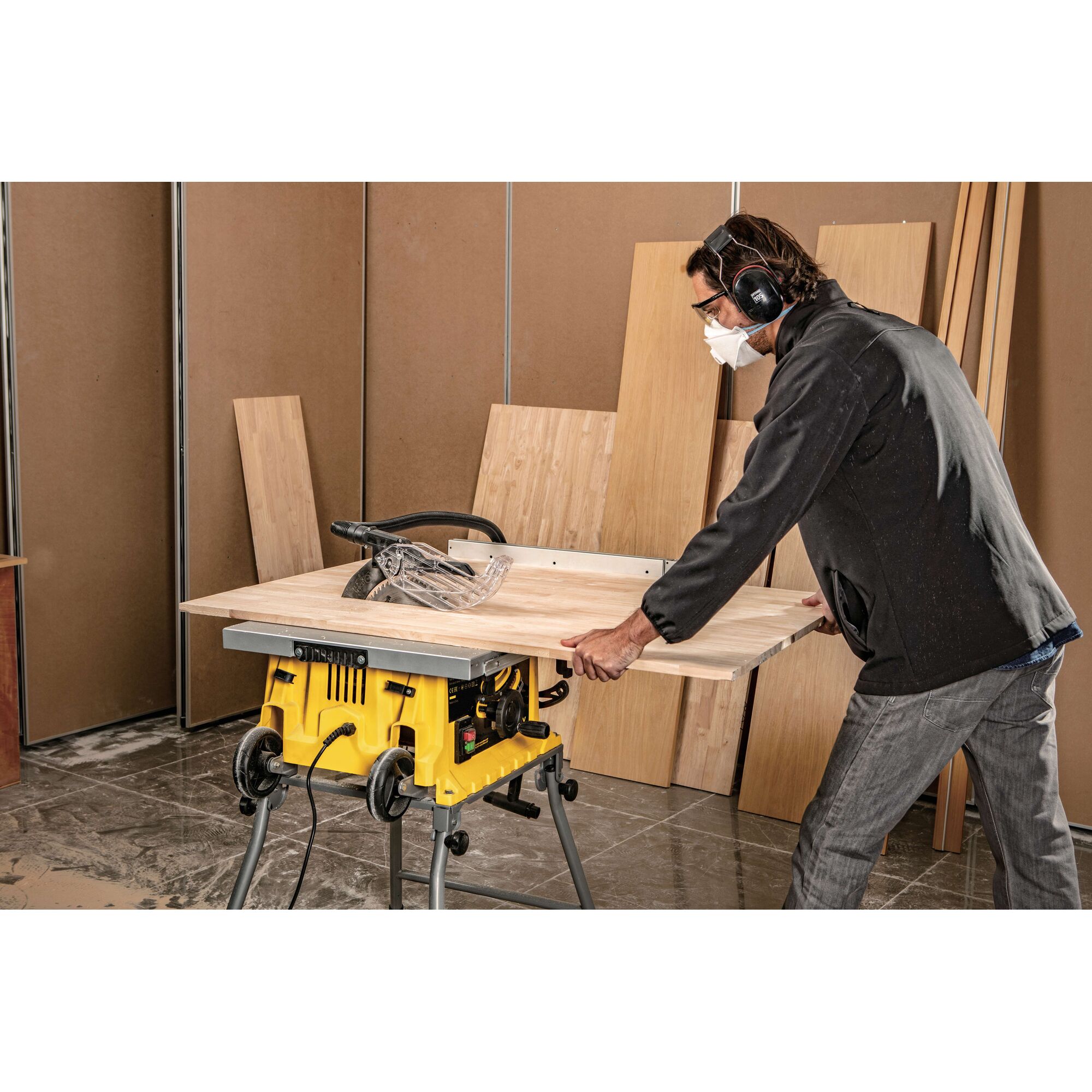 TABLE SAW WITH RAW 1800W 10" Gergaji Meja