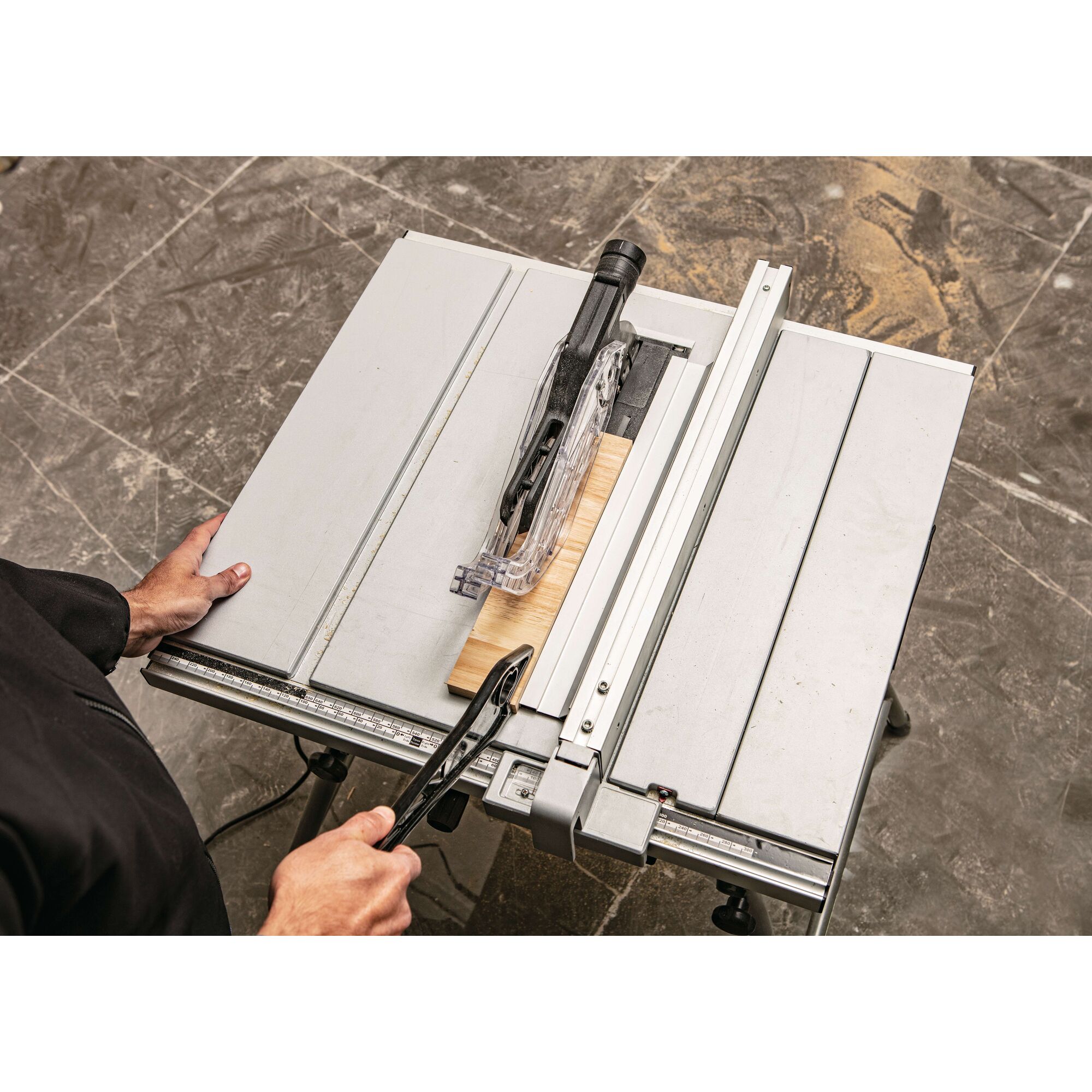 TABLE SAW WITH RAW 1800W 10" Gergaji Meja
