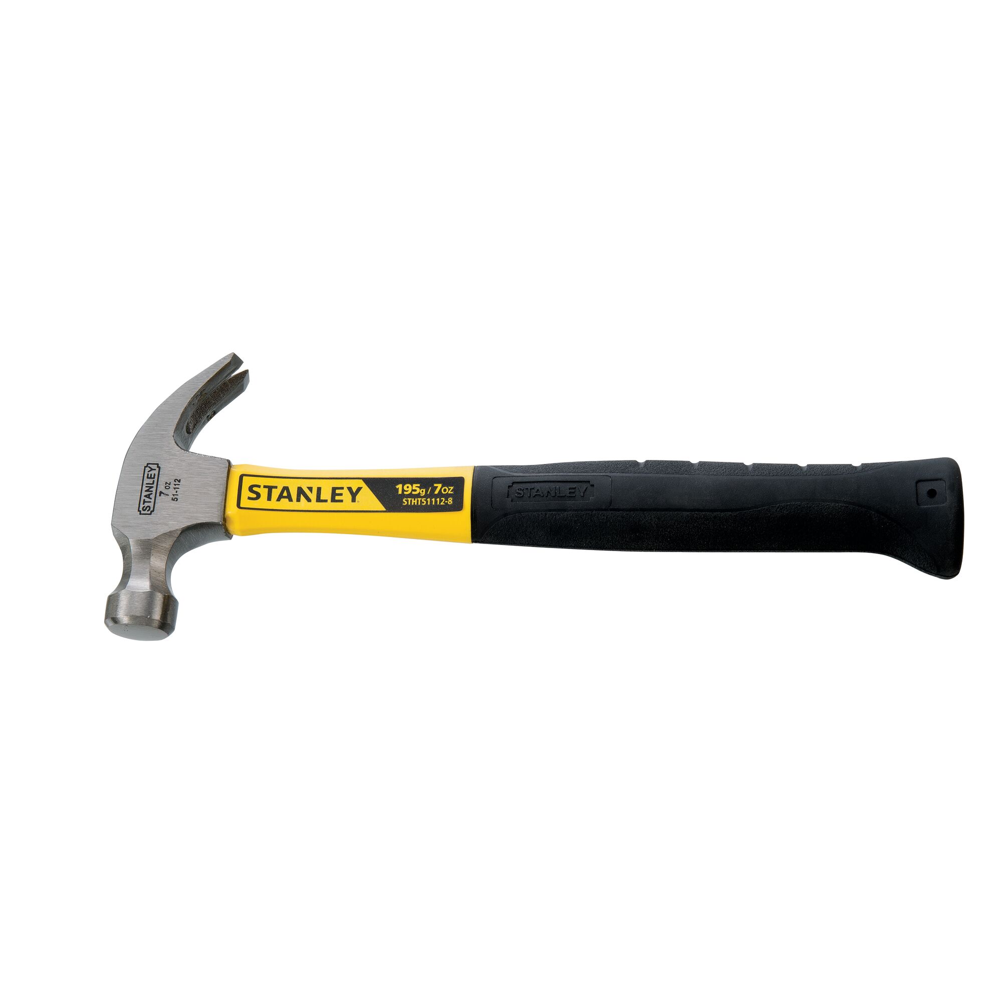 7Oz Palu Paku Gagang Fiberglass Kuning