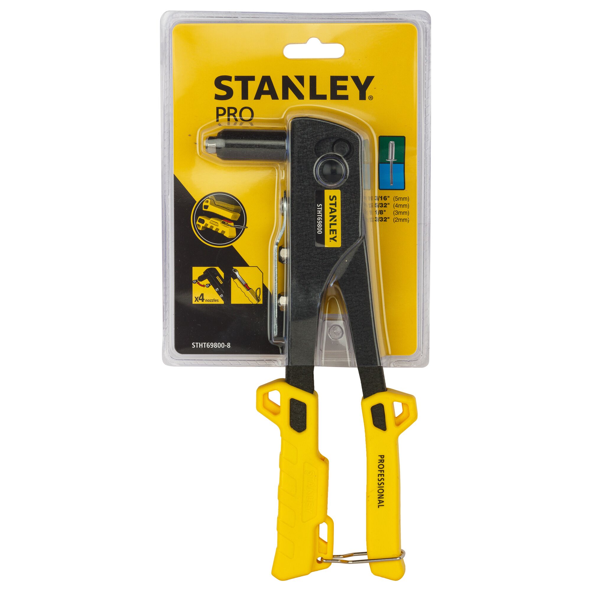 Heavy Duty - Riveter, 4 Potongan Hidung