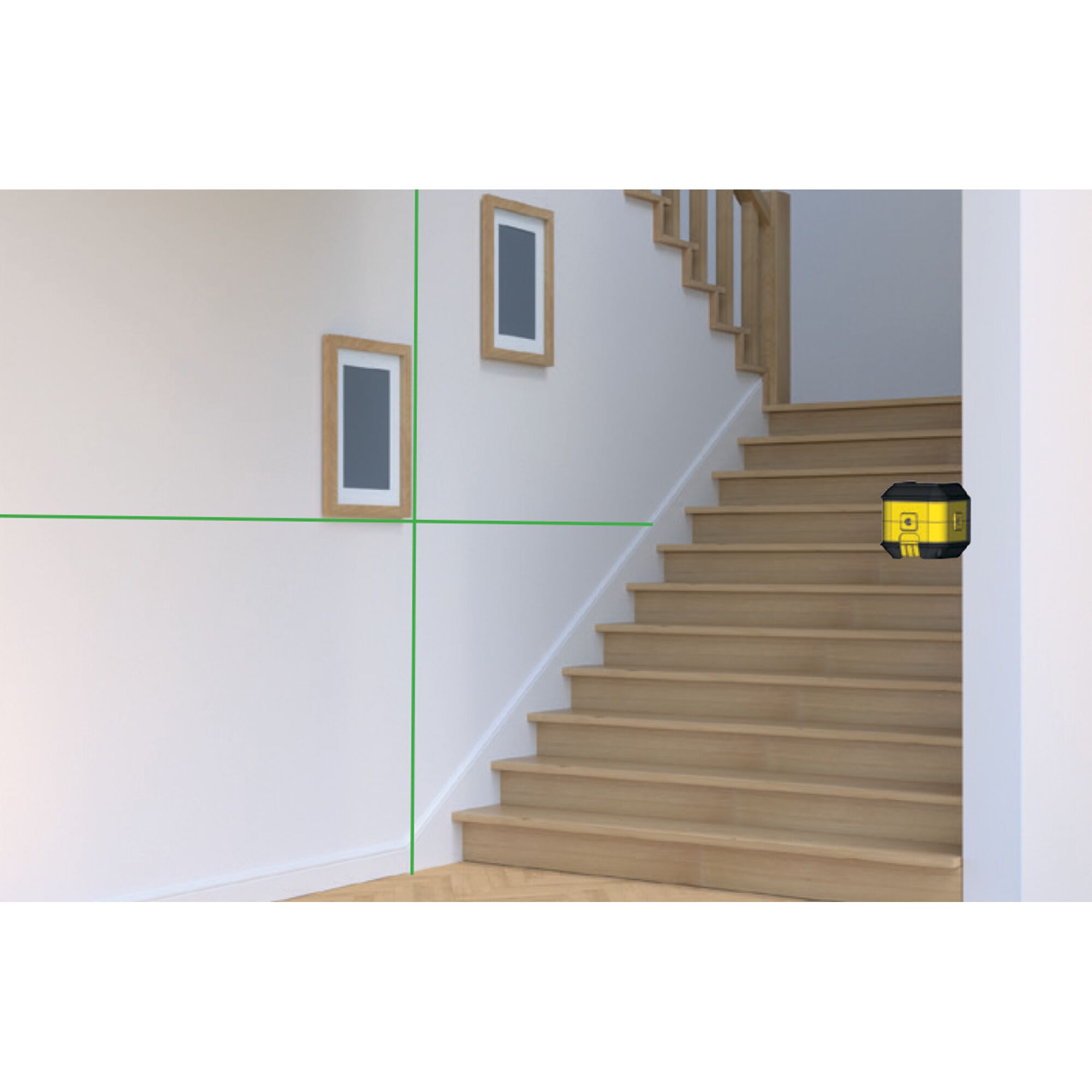 Laser Garis Silang Cubix warna Laser Hijau