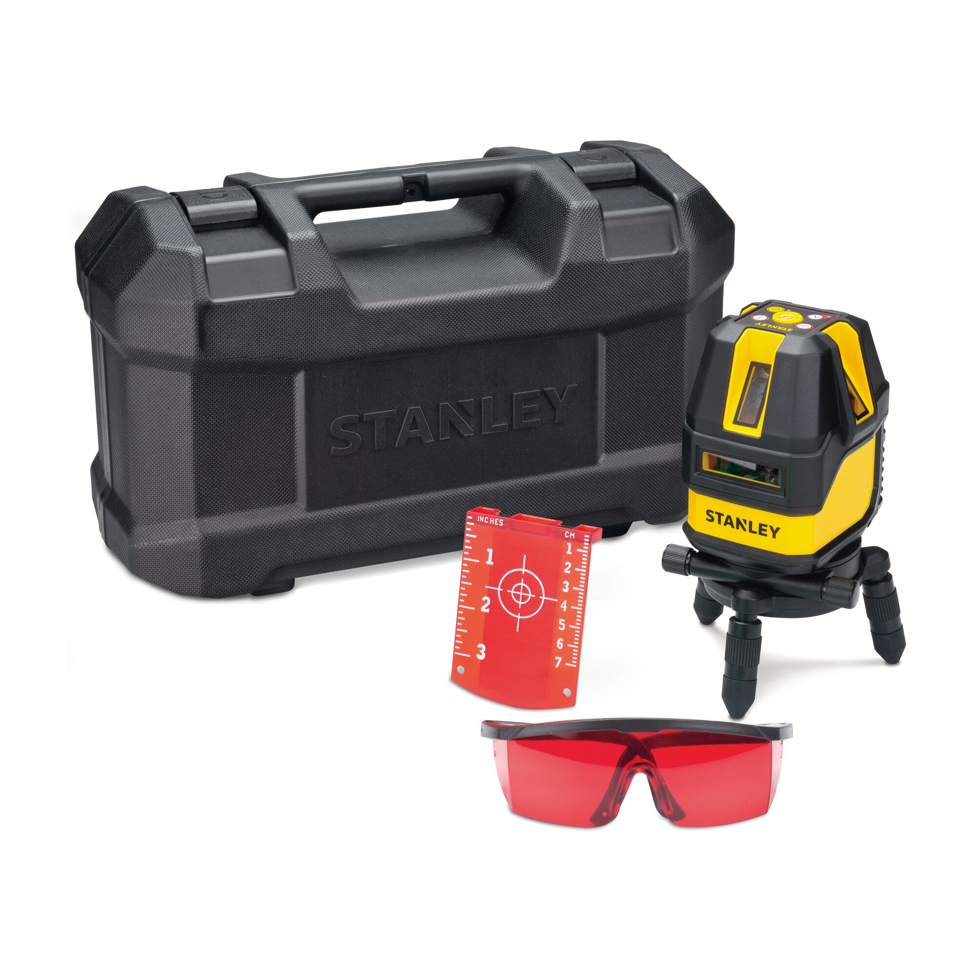 Tingkat Laser Multiline 4V1H Merah