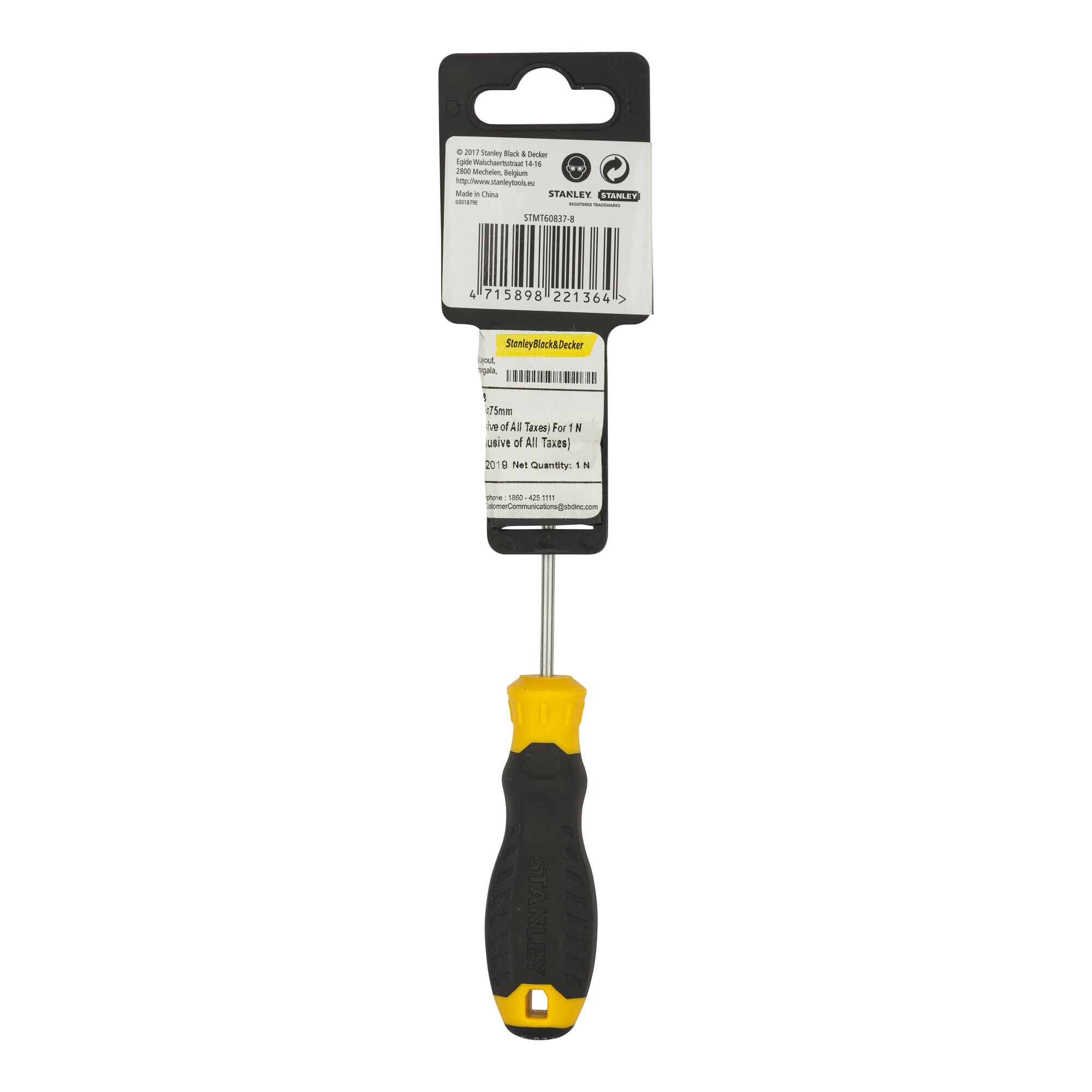 Bantalan Pegangan Obeng Torx, T5X75mm