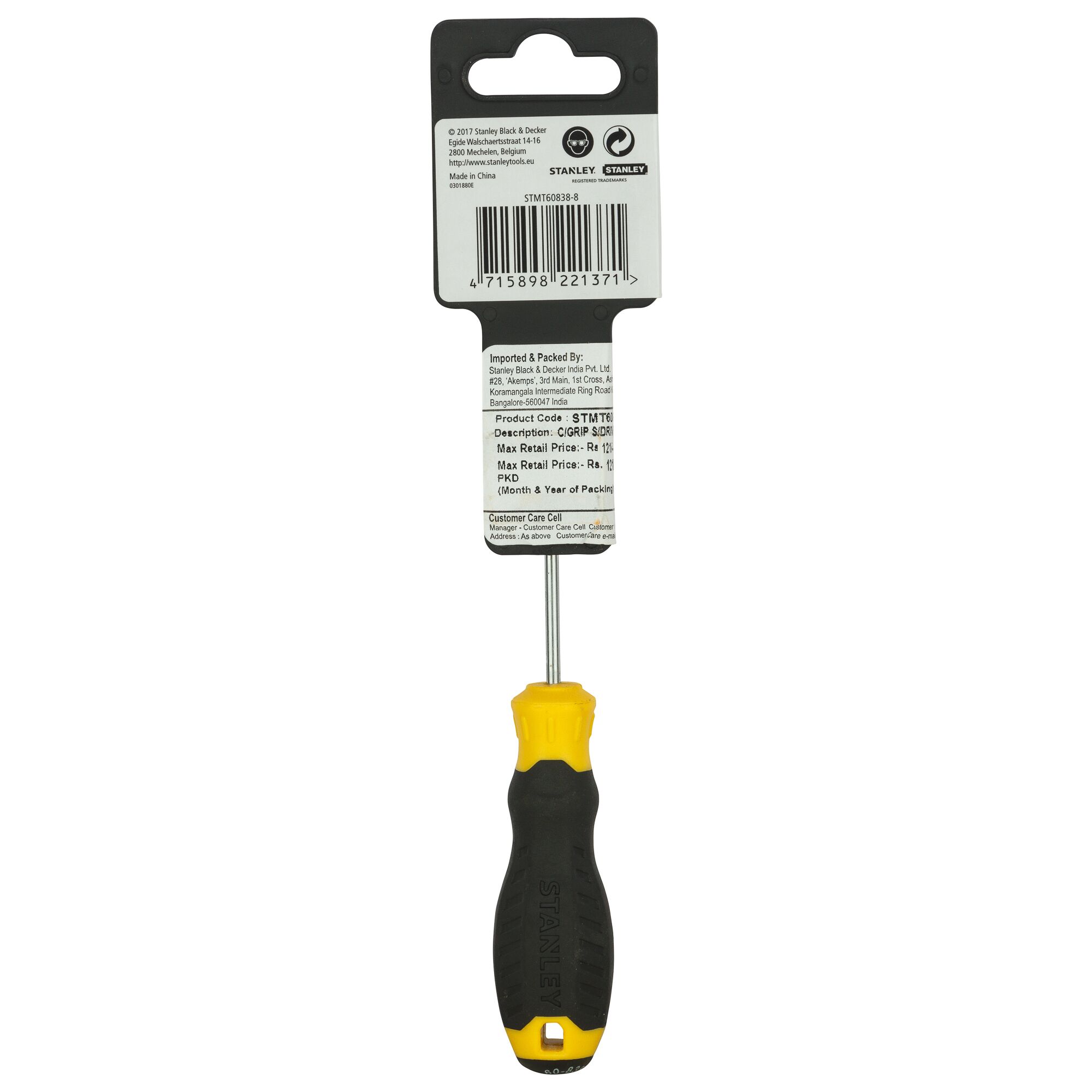 Obeng Pegangan Bantalan Torx T6X75mm