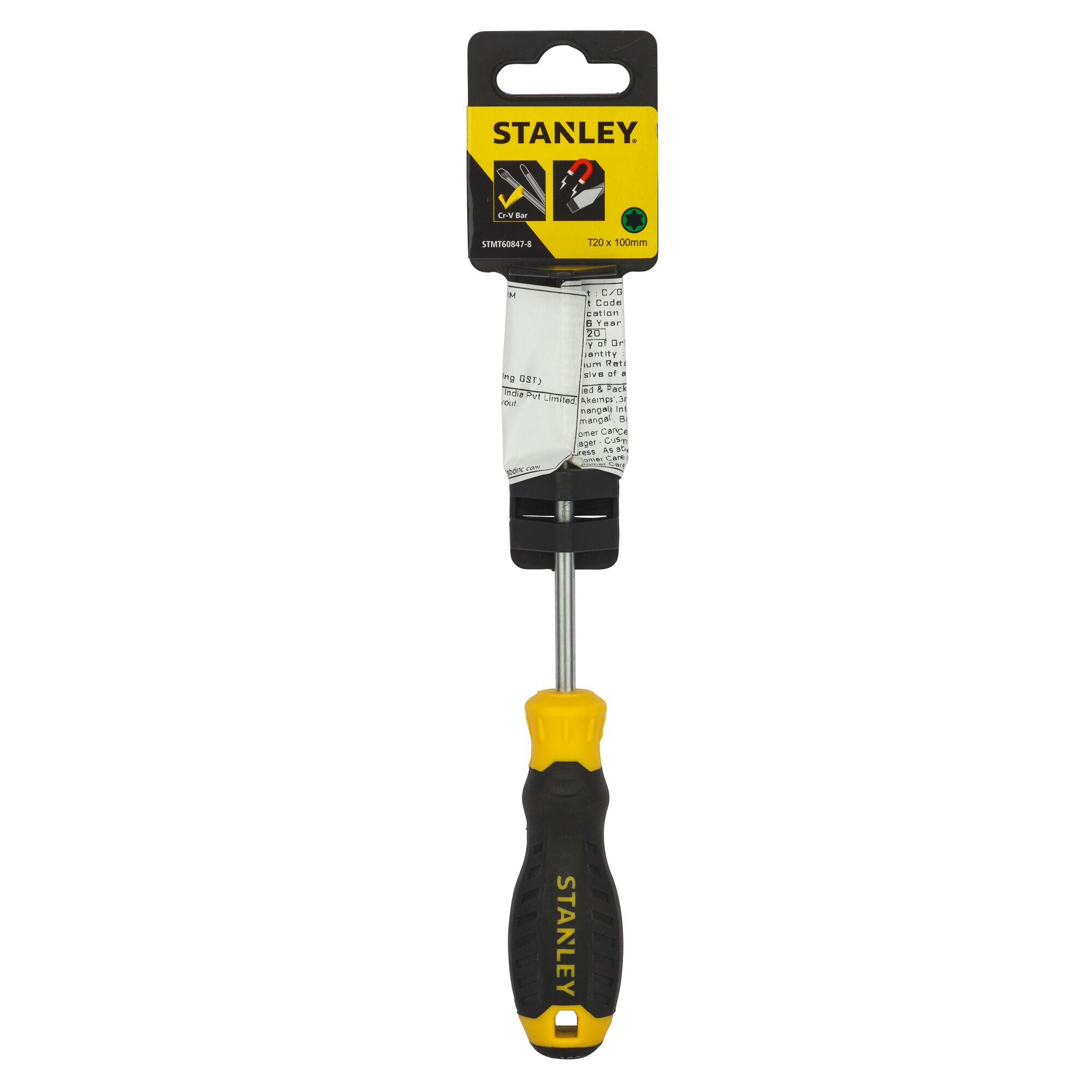 Obeng Pegangan Bantalan Torx T20X100mm