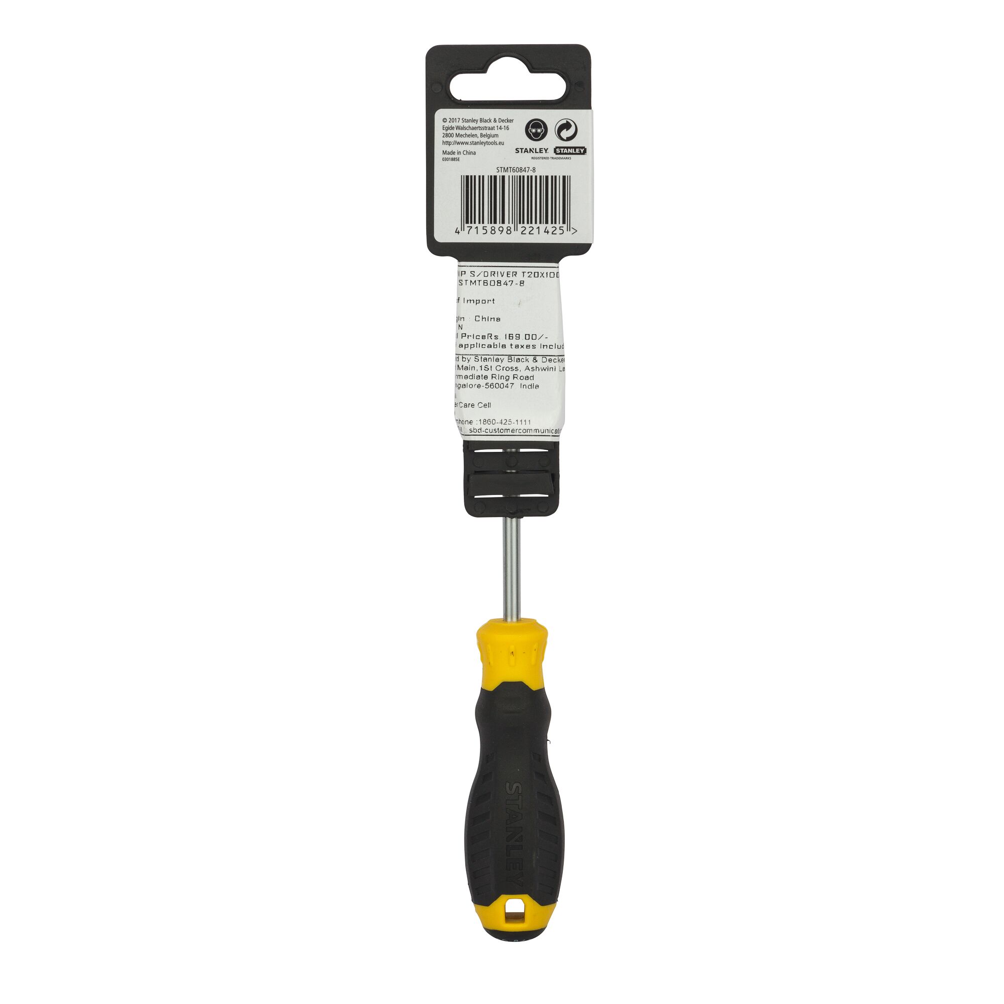 Obeng Pegangan Bantalan Torx T20X100mm