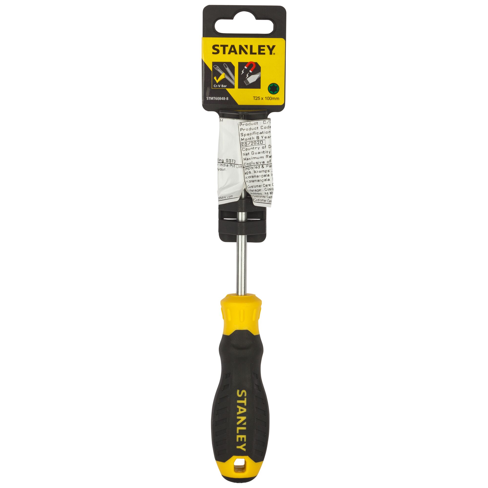 Obeng Pegangan Bantalan Torx T25X100mm