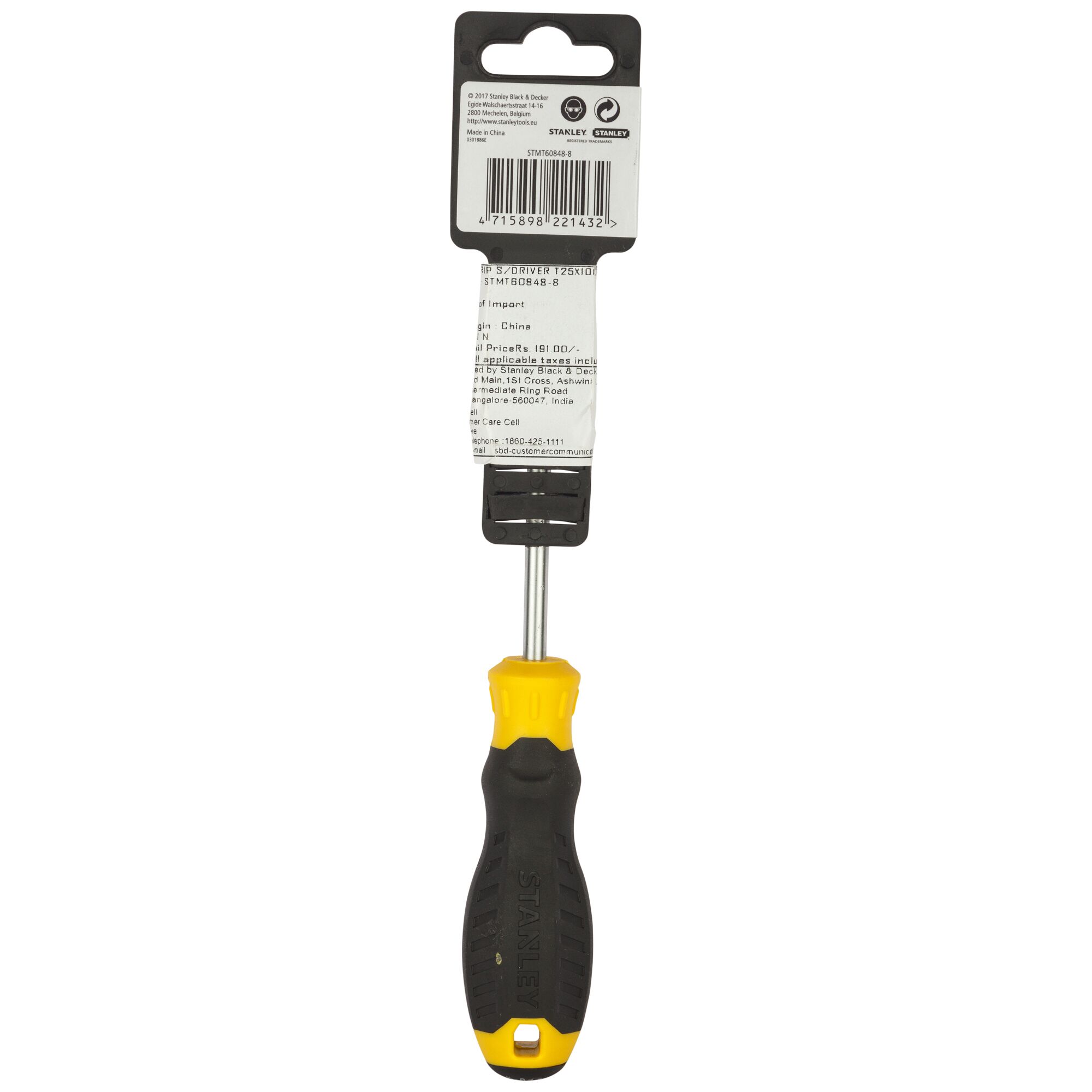 Obeng Pegangan Bantalan Torx T25X100mm