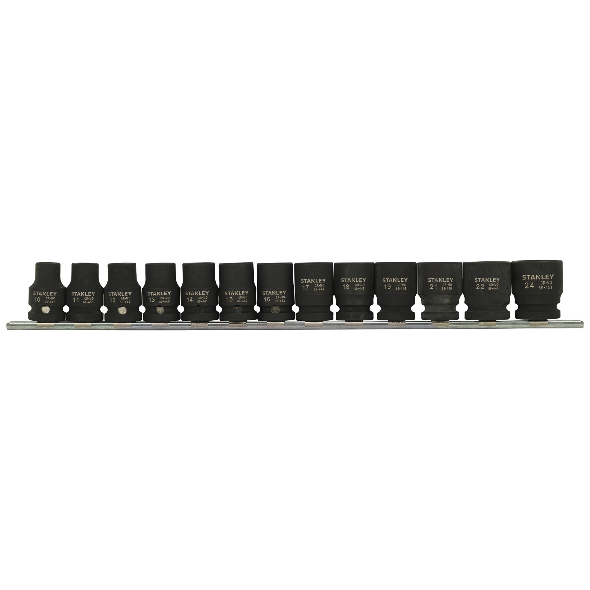 Set Impact Soket 1/2 Std (13 Buah) 10-11-12-13-14-15-16-17-18-19-21-22-24mm