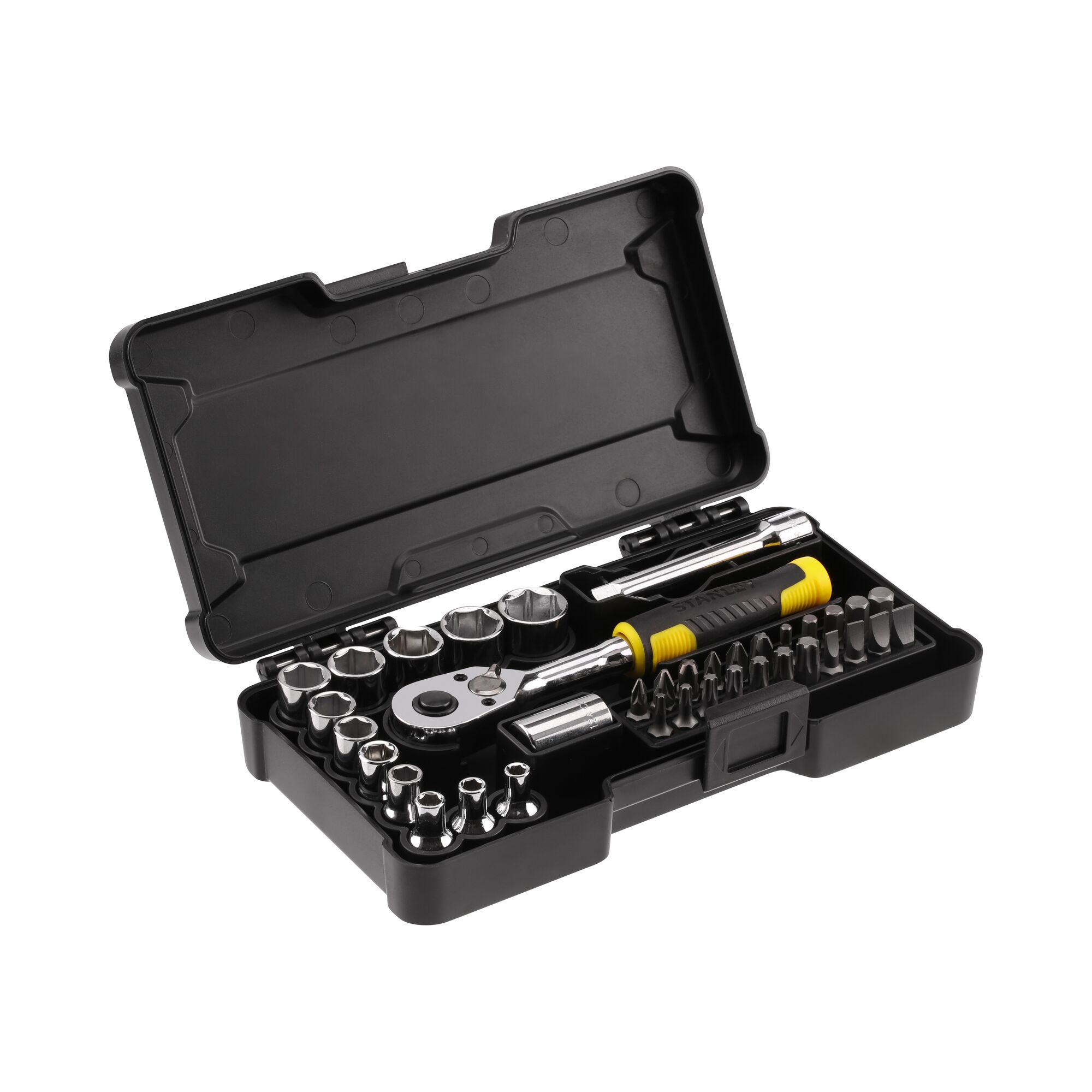 Set Soket Kompak 1/4 ", 37 Buah.