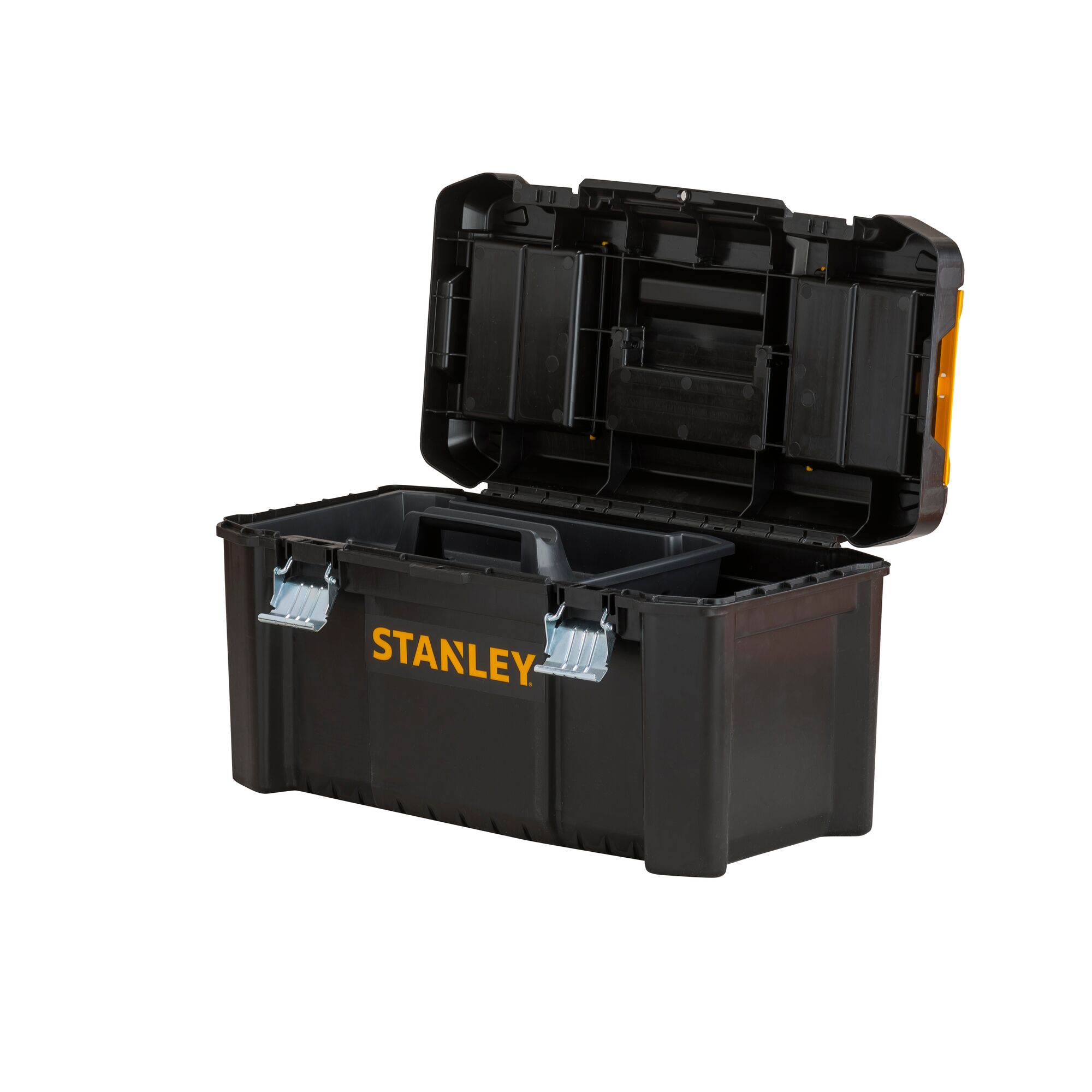 STANLEY®Kotak Perkakas Penting dengan Kait Logam, 19 inci.
