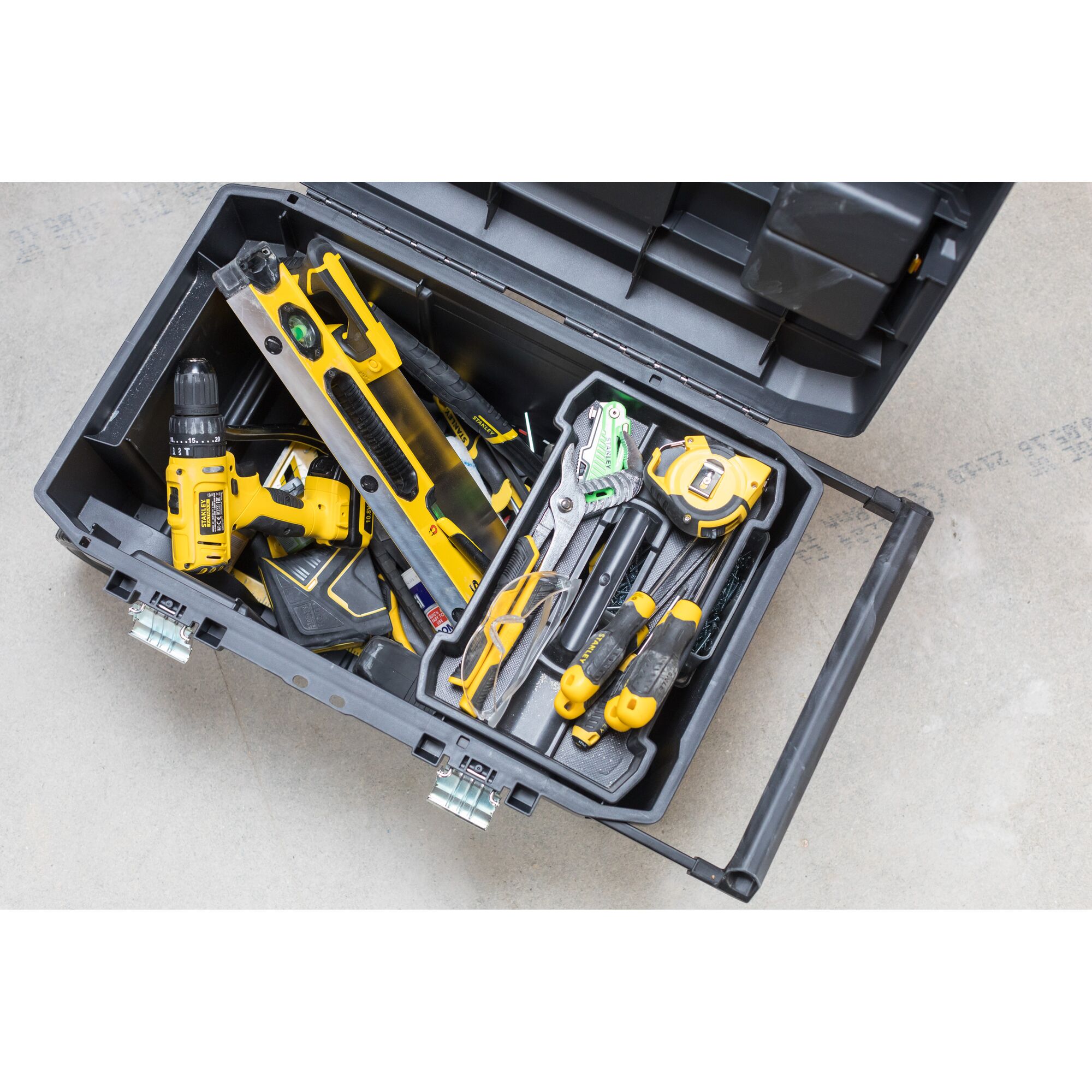Peti Alat Esensial STANLEY® dengan Kait Logam, 50 Liter