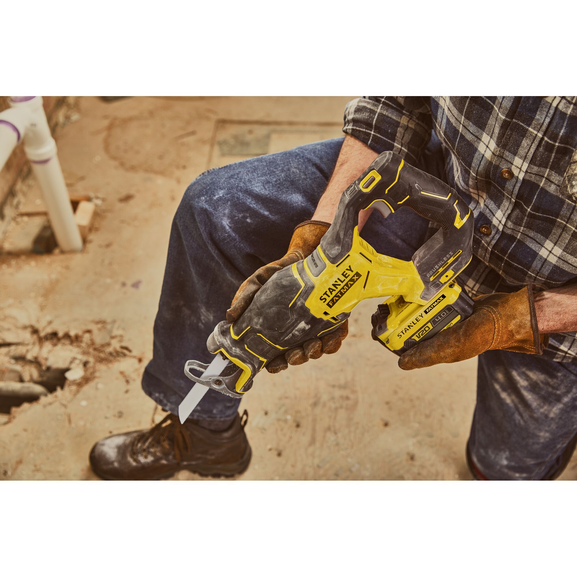 18V STANLEY® FATMAX® V20 Brushless Reciprocating Saw