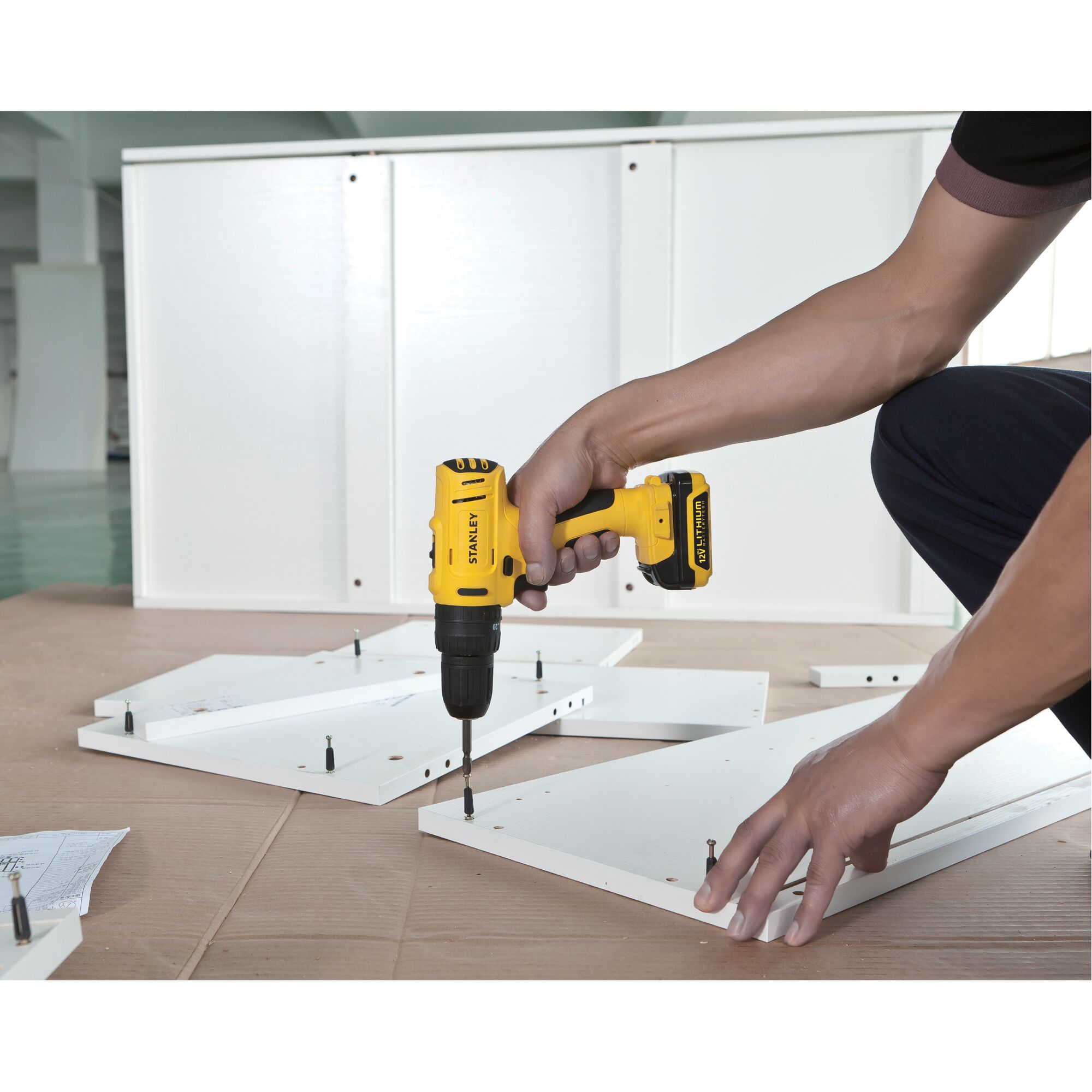 Obeng Perkusi Tanpa Kabel 10mm + Tas Jinjing + Ac