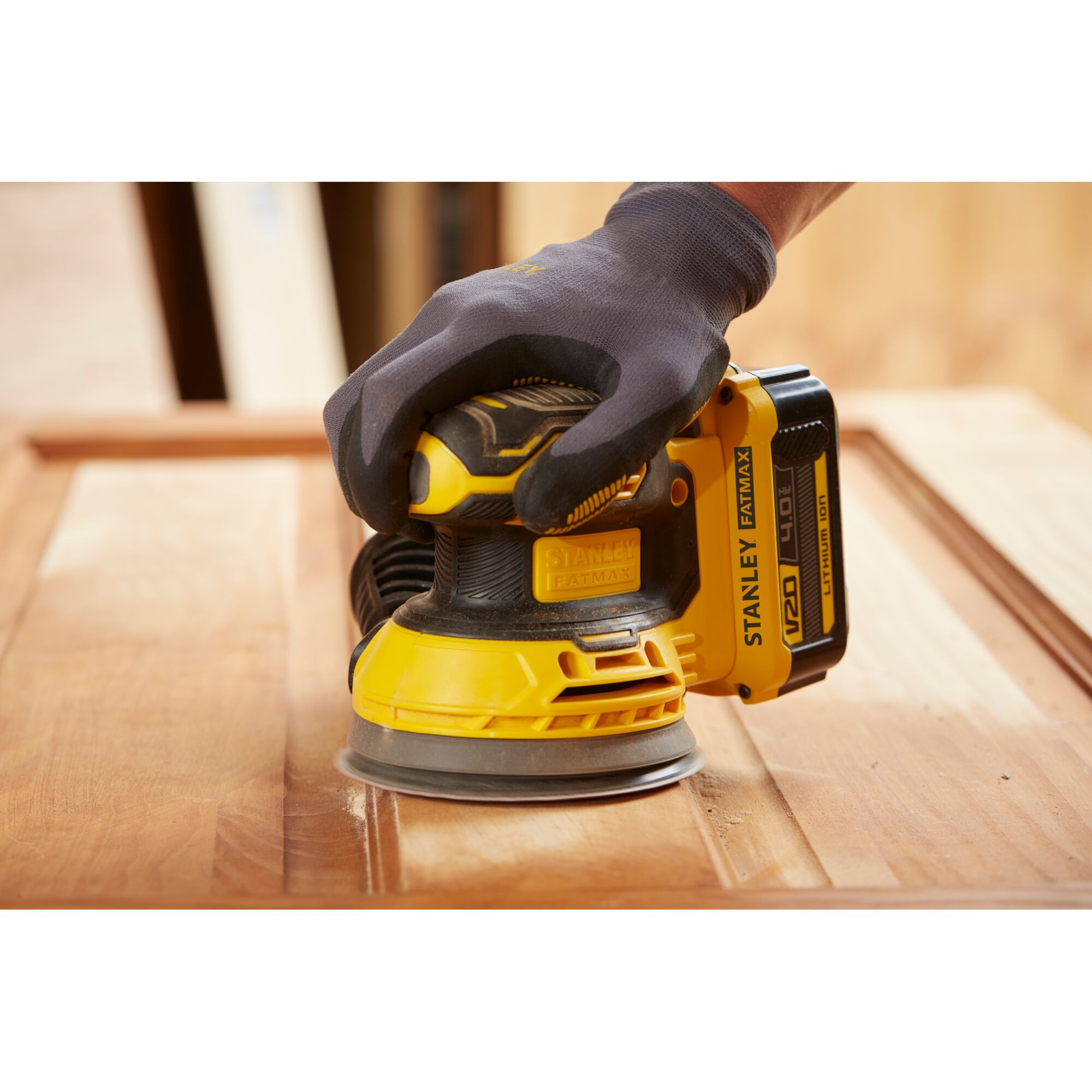 Sandor Bulat Orbital 20V 125mm (Baterai 4.0Ah x 2)