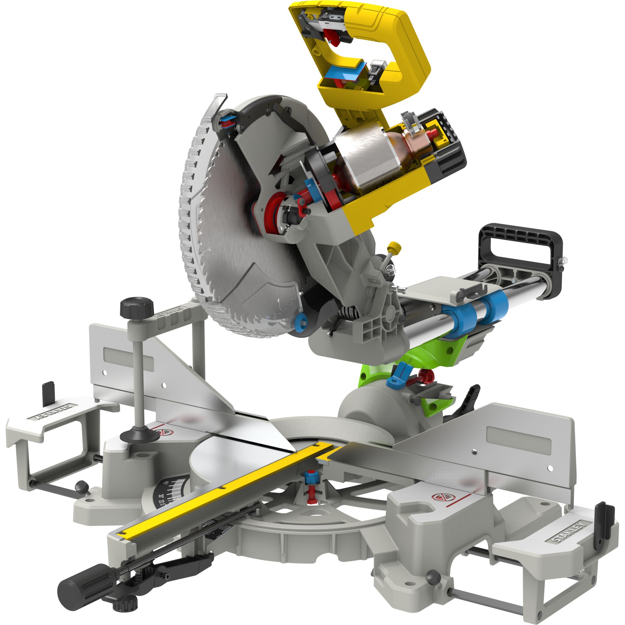 Sliding Miter Saw 1800 W 255 mm