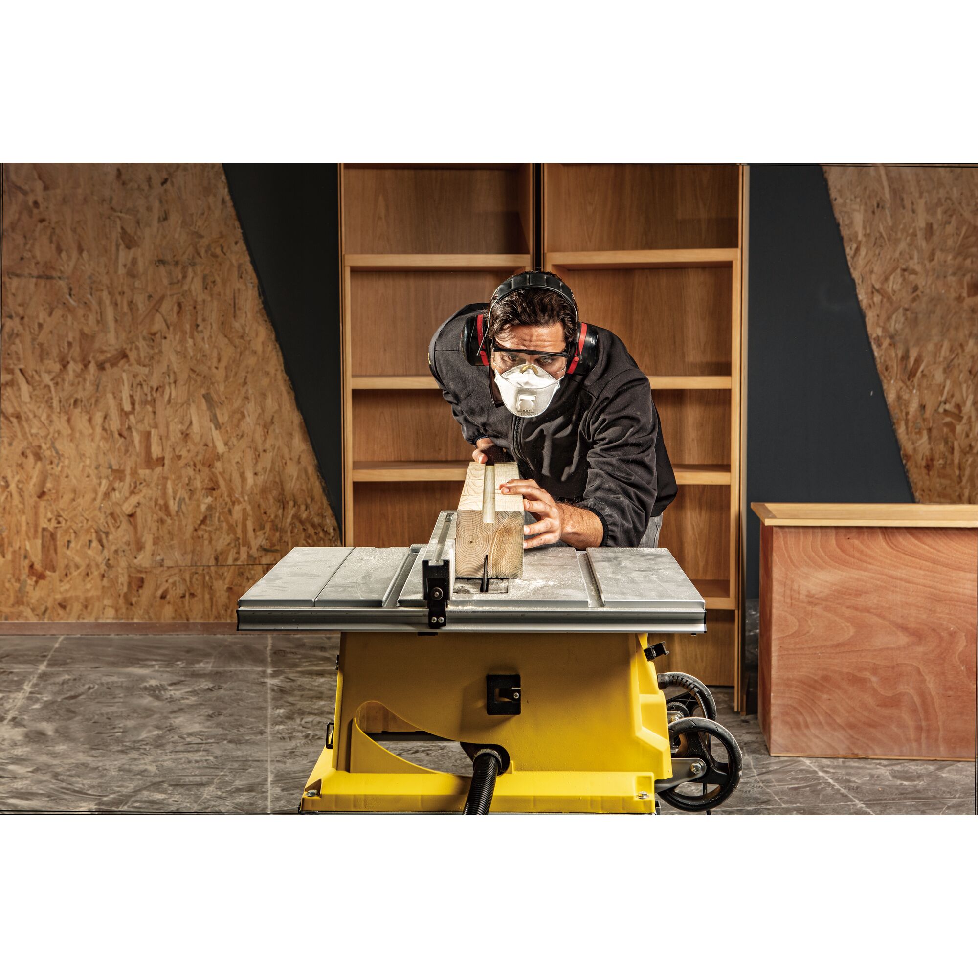 TABLE SAW WITH RAW 1800W 10" Gergaji Meja