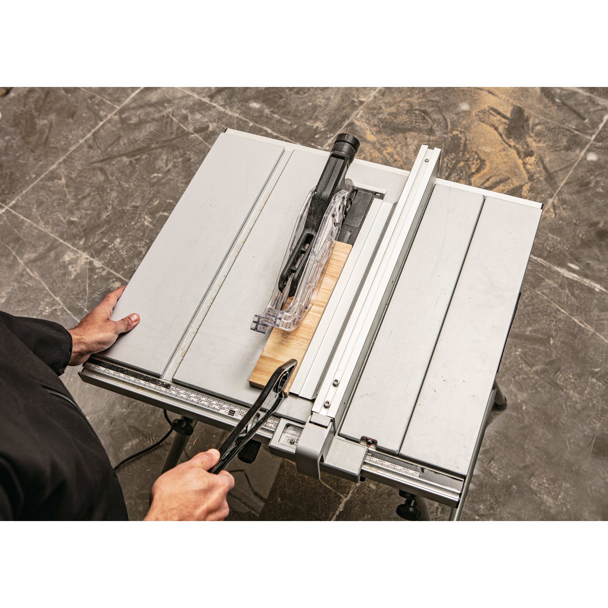 TABLE SAW WITH RAW 1800W 10" Gergaji Meja