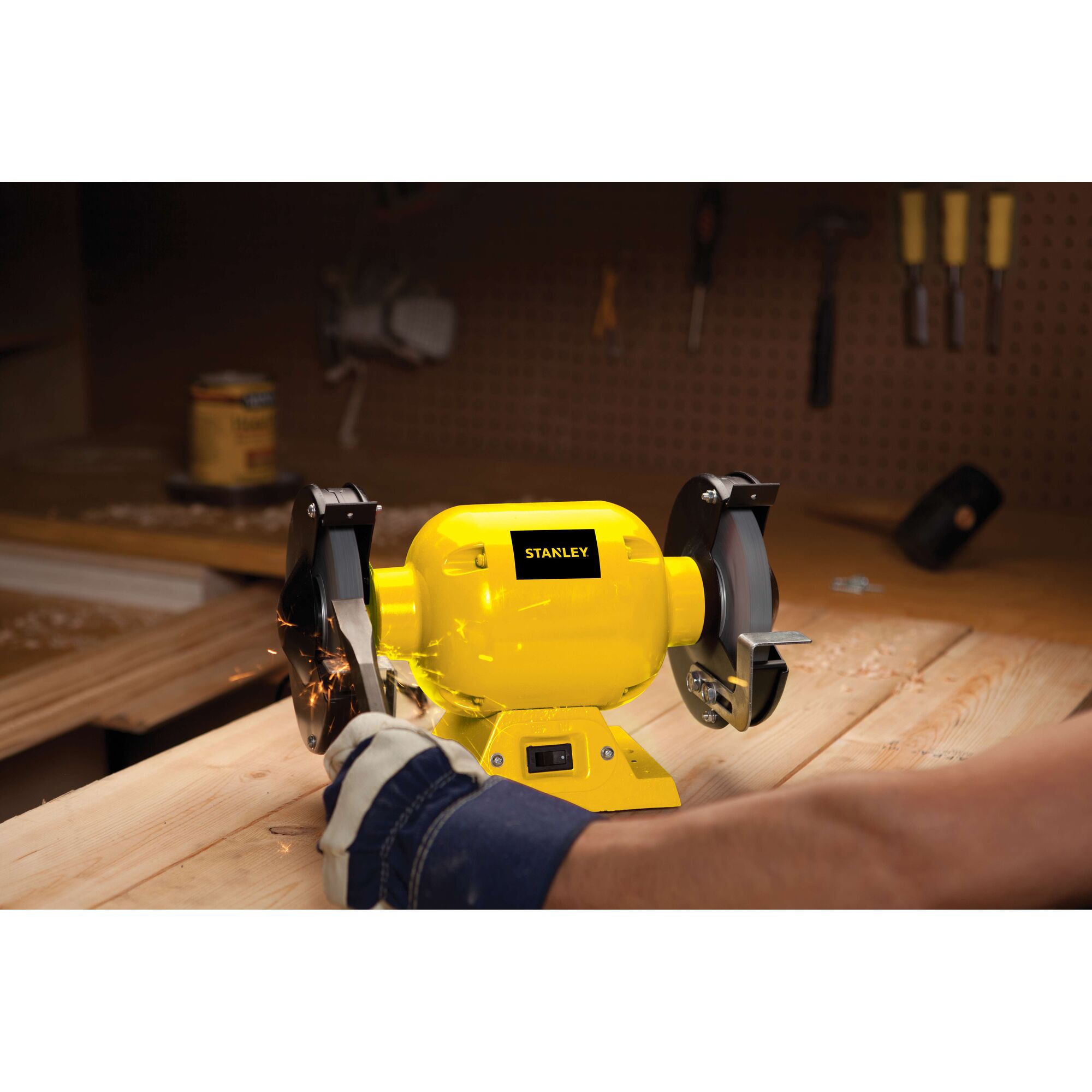 Mesin Gerinda Duduk Meja 1/2 HP